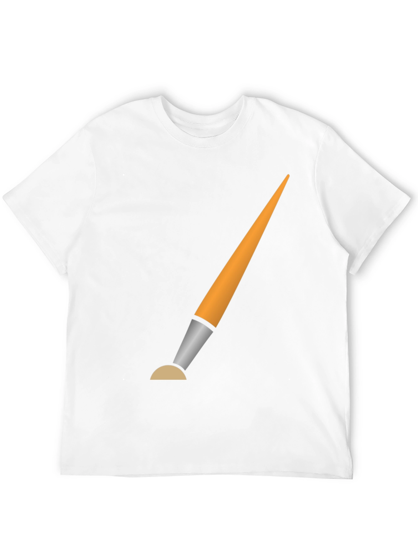Brush Graphic Black T-Shirt