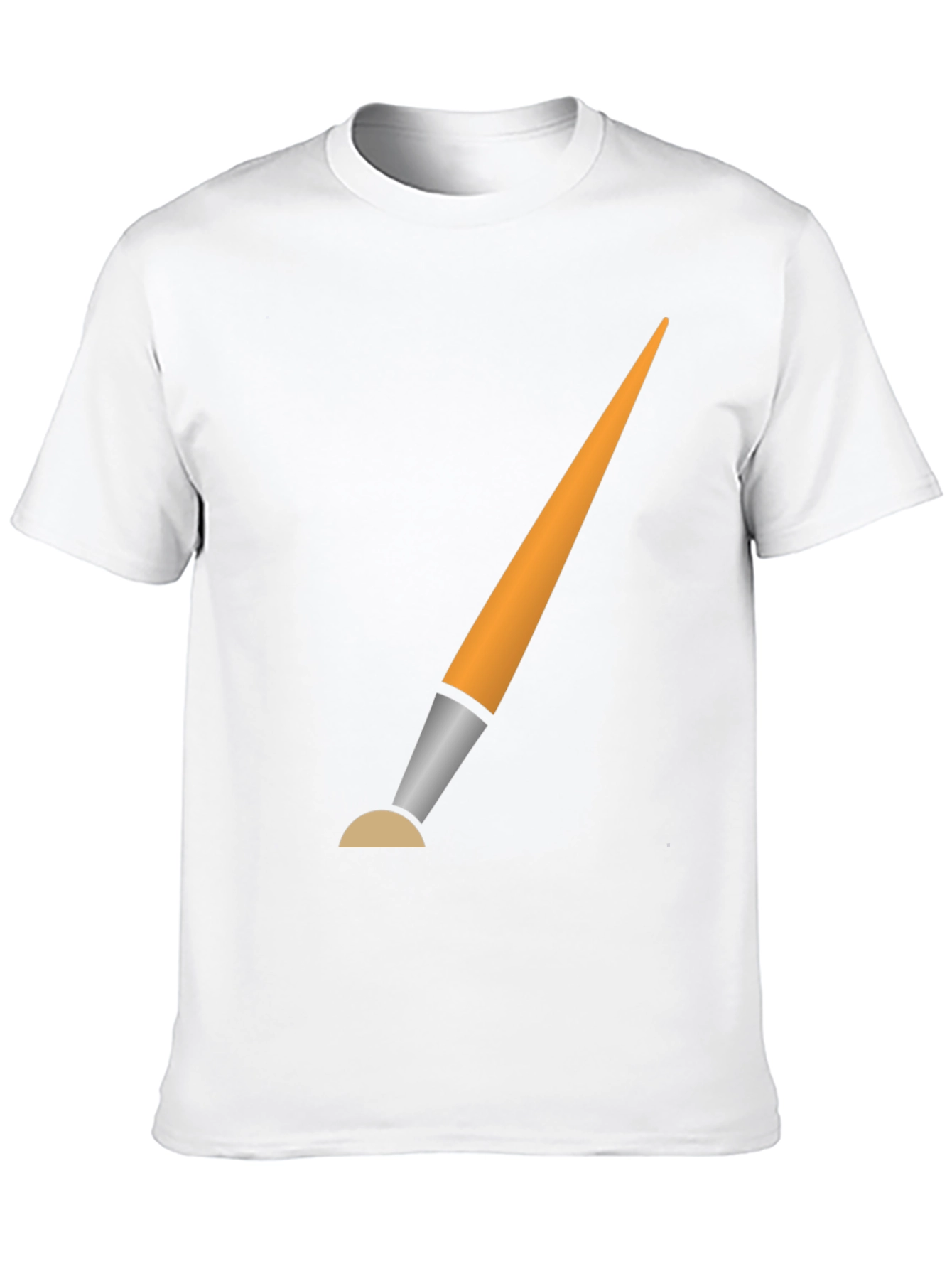 Brush Graphic Black T-Shirt