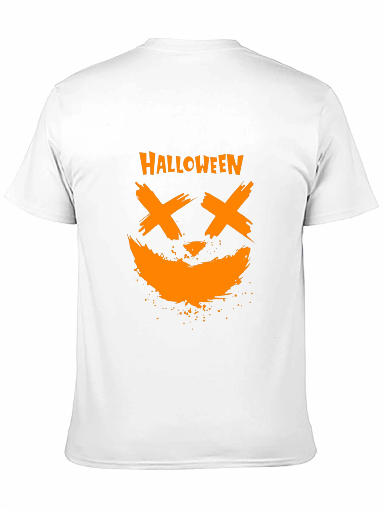 Halloween Pumpkin Face Graphic Tee