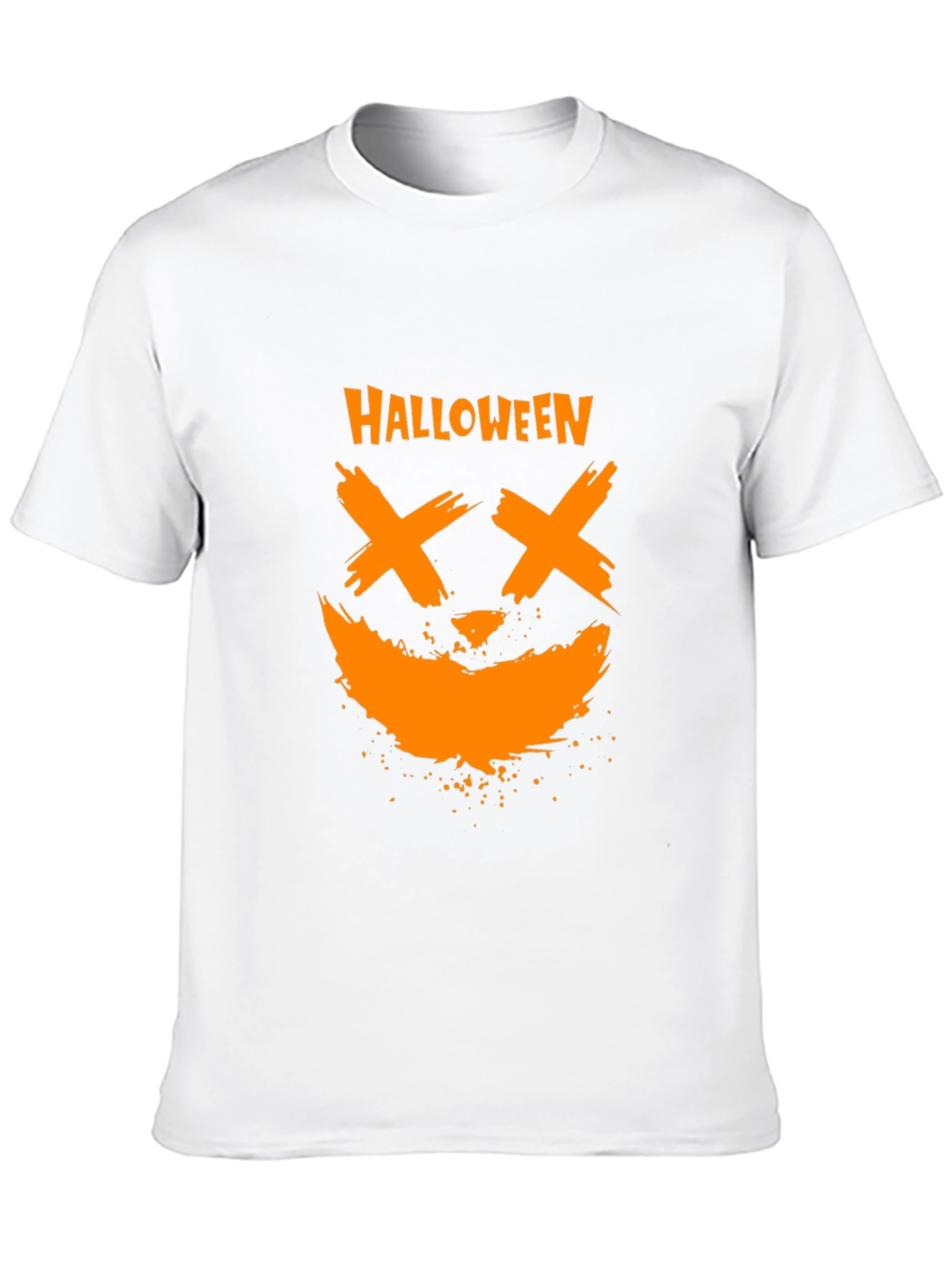 Halloween Pumpkin Face Graphic Tee