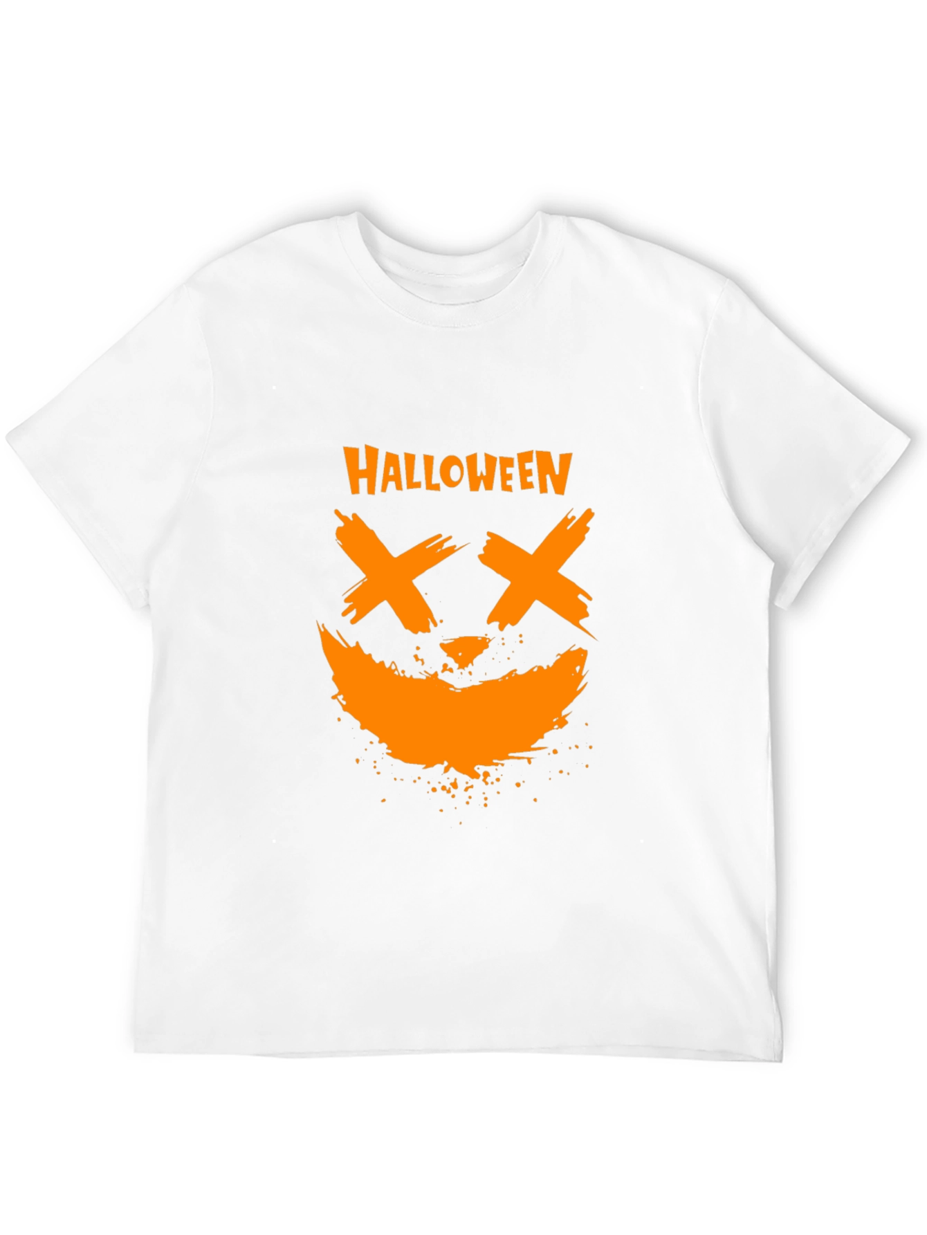 Halloween Pumpkin Face Graphic Tee