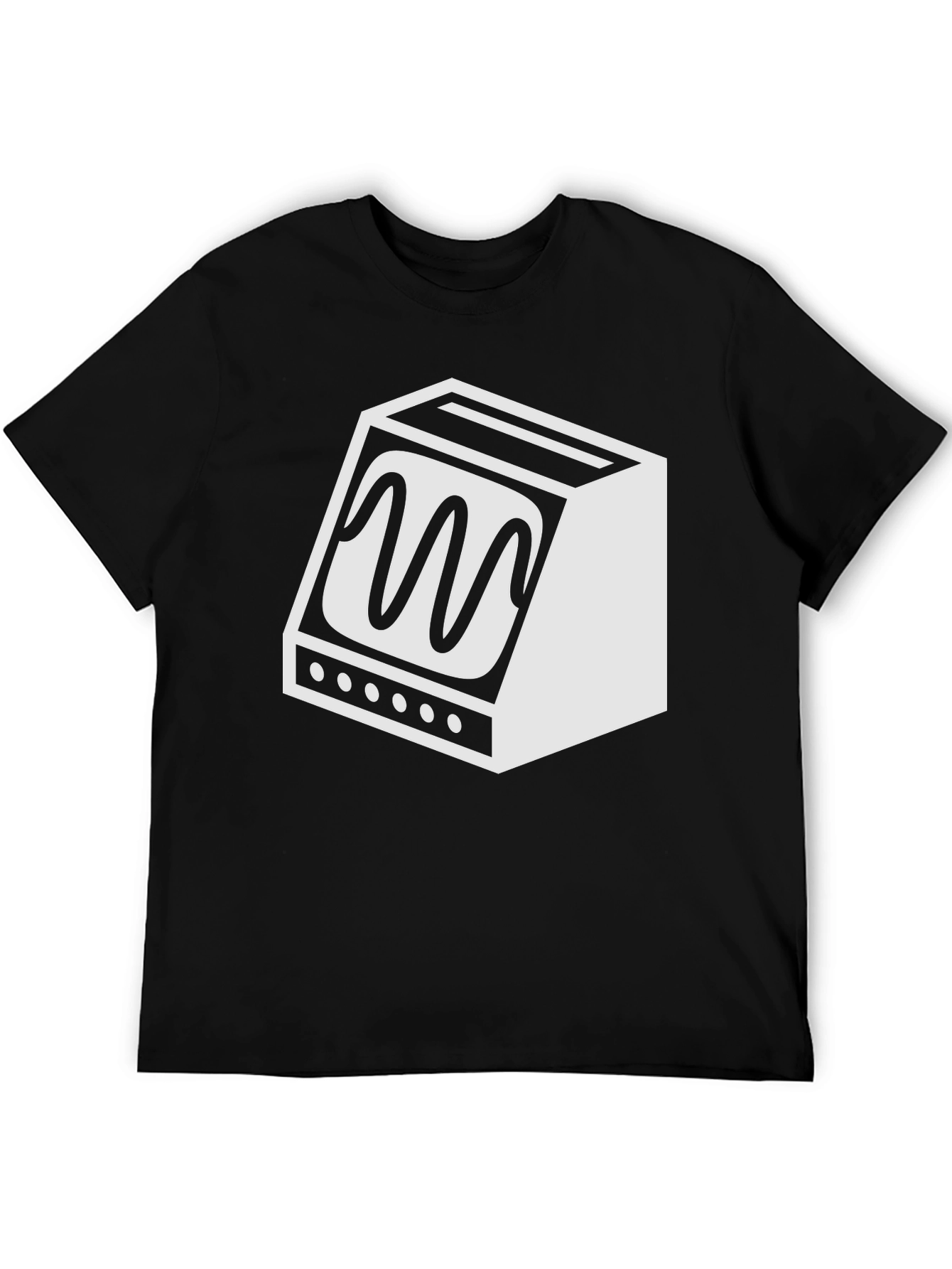 Retro Synth Wave T-Shirt - Black Graphic Tee