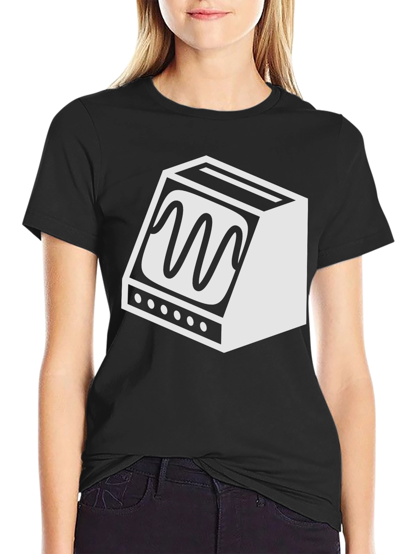 Retro Synth Wave T-Shirt - Black Graphic Tee
