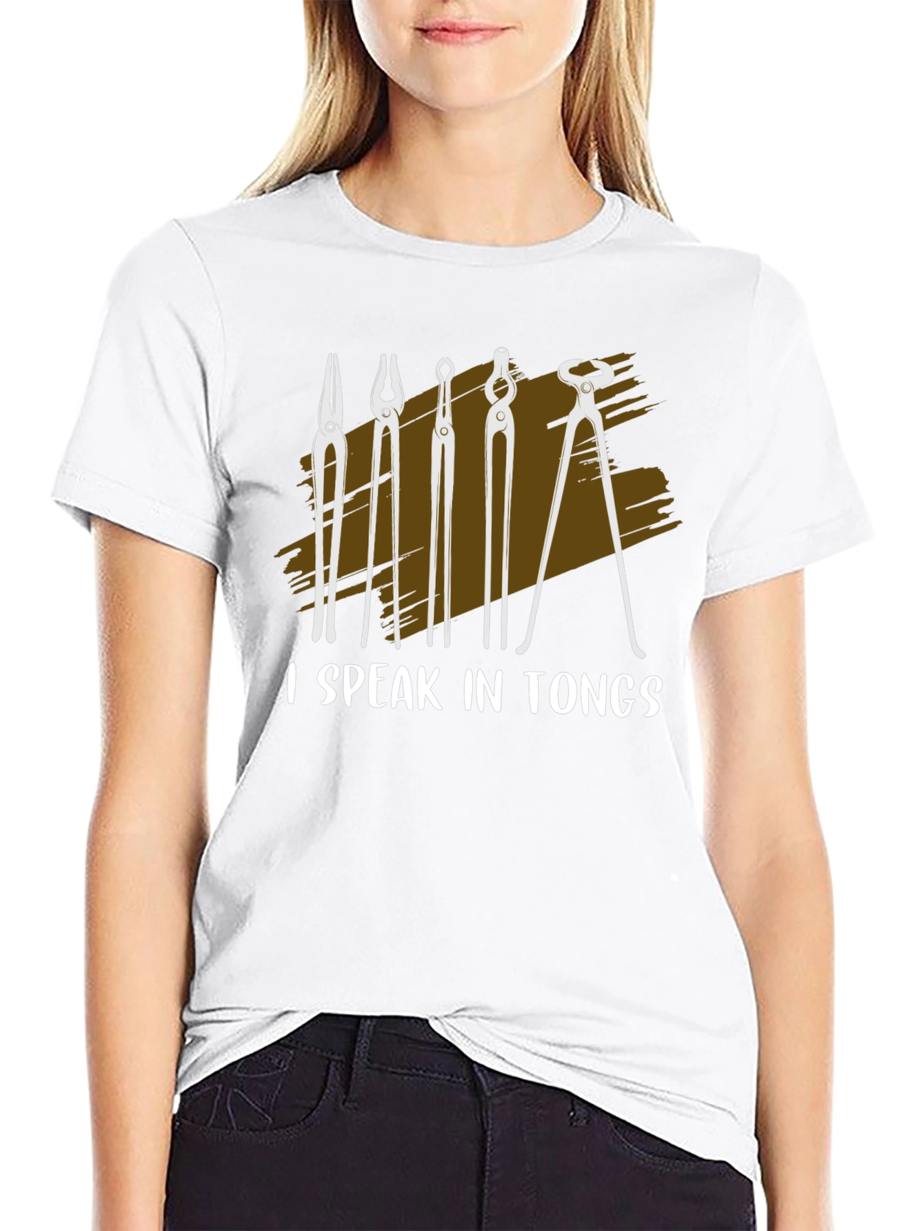 I Speak In Tongs Blacksmith T-Shirt