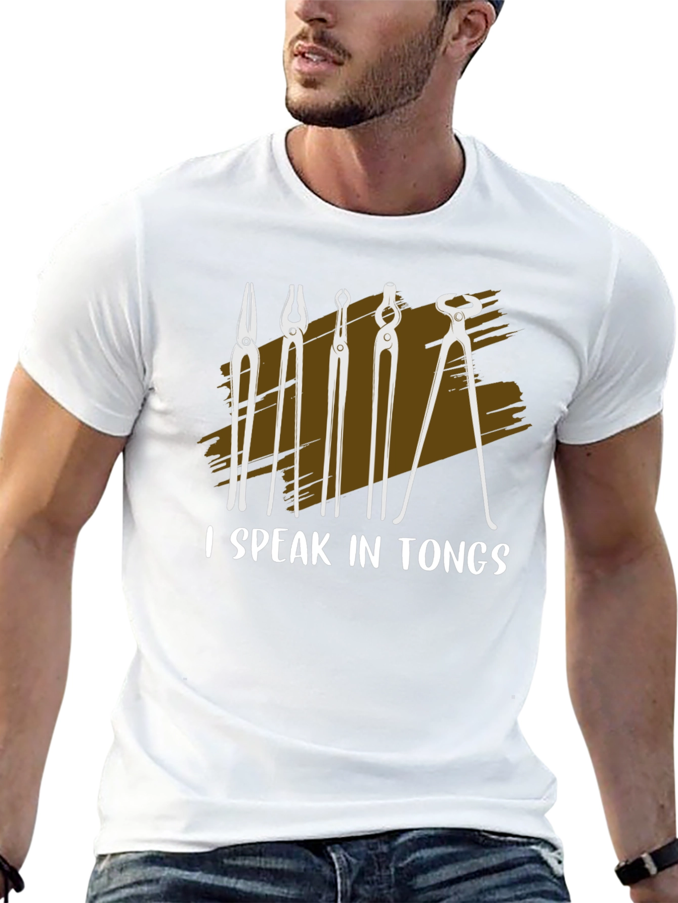 I Speak In Tongs Blacksmith T-Shirt