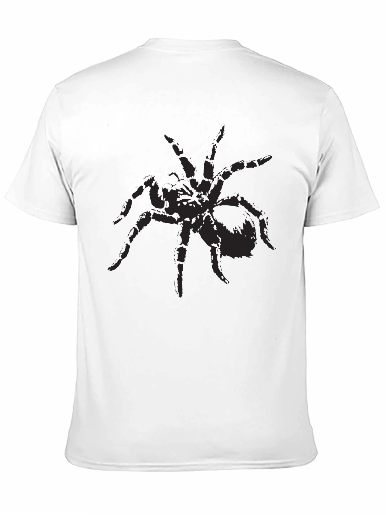 Black Spider Graphic Tee - Creepy Cool Design