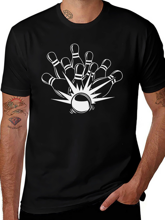Bowling Strike T-Shirt - Classic Design