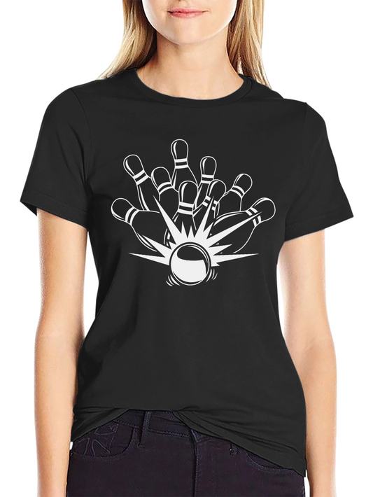 Bowling Strike T-Shirt - Classic Design