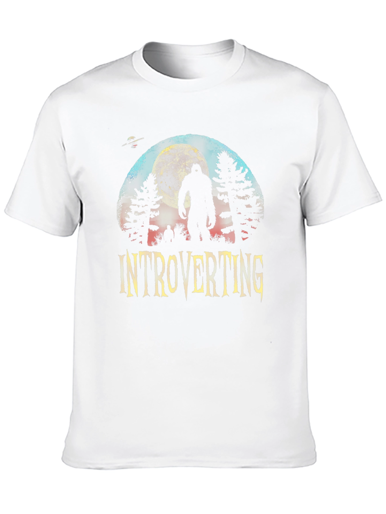 Introverting Bigfoot Graphic T-Shirt