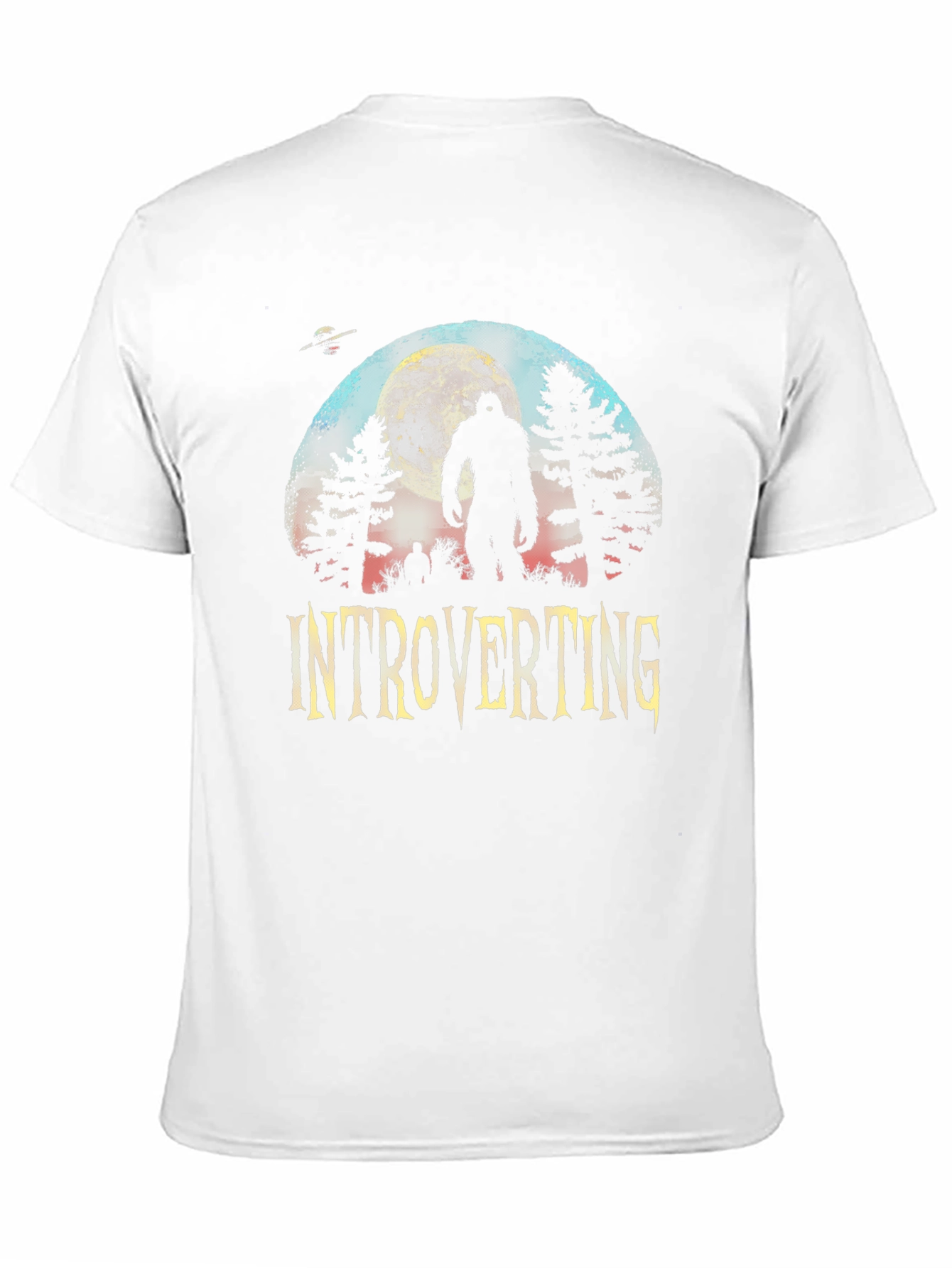Introverting Bigfoot Graphic T-Shirt