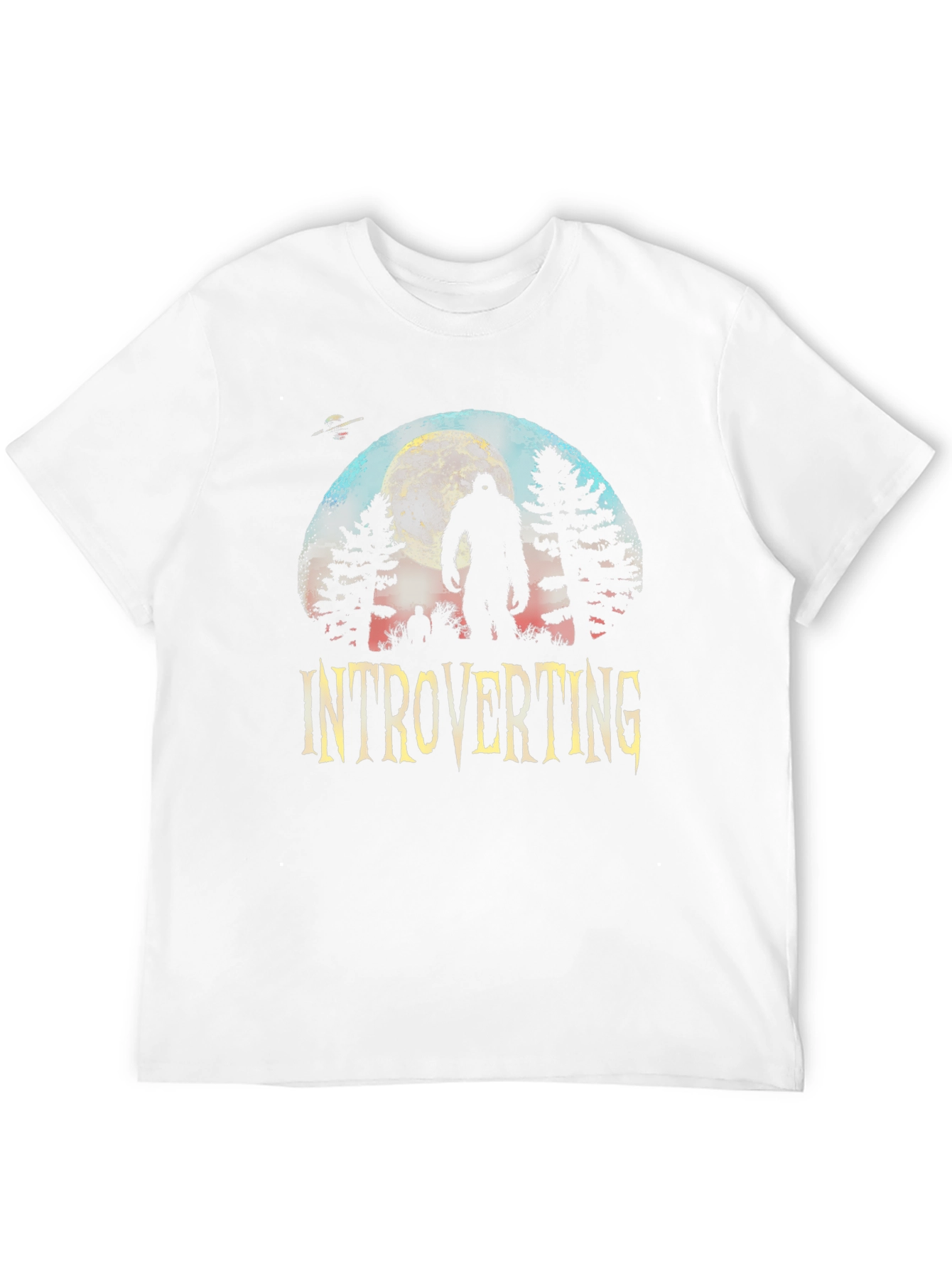 Introverting Bigfoot Graphic T-Shirt