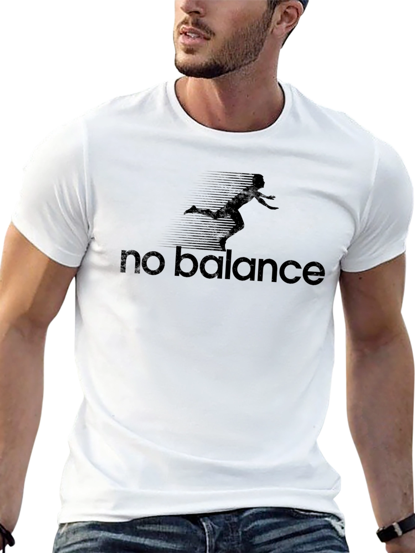 No Balance Graphic Print Mens T-Shirt