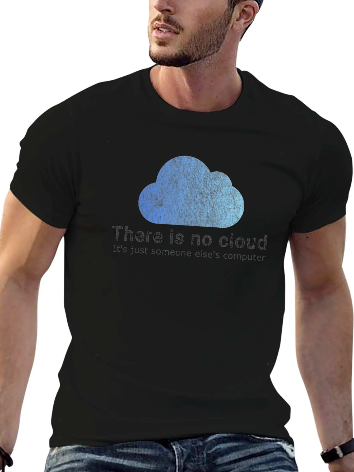 Funny There is No Cloud T-Shirt - Programmer Gift