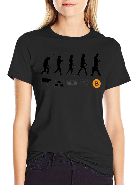Bitcoin Evolution T-Shirt - Black