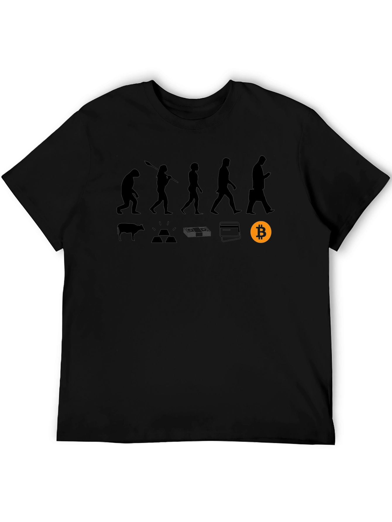 Bitcoin Evolution T-Shirt - Black