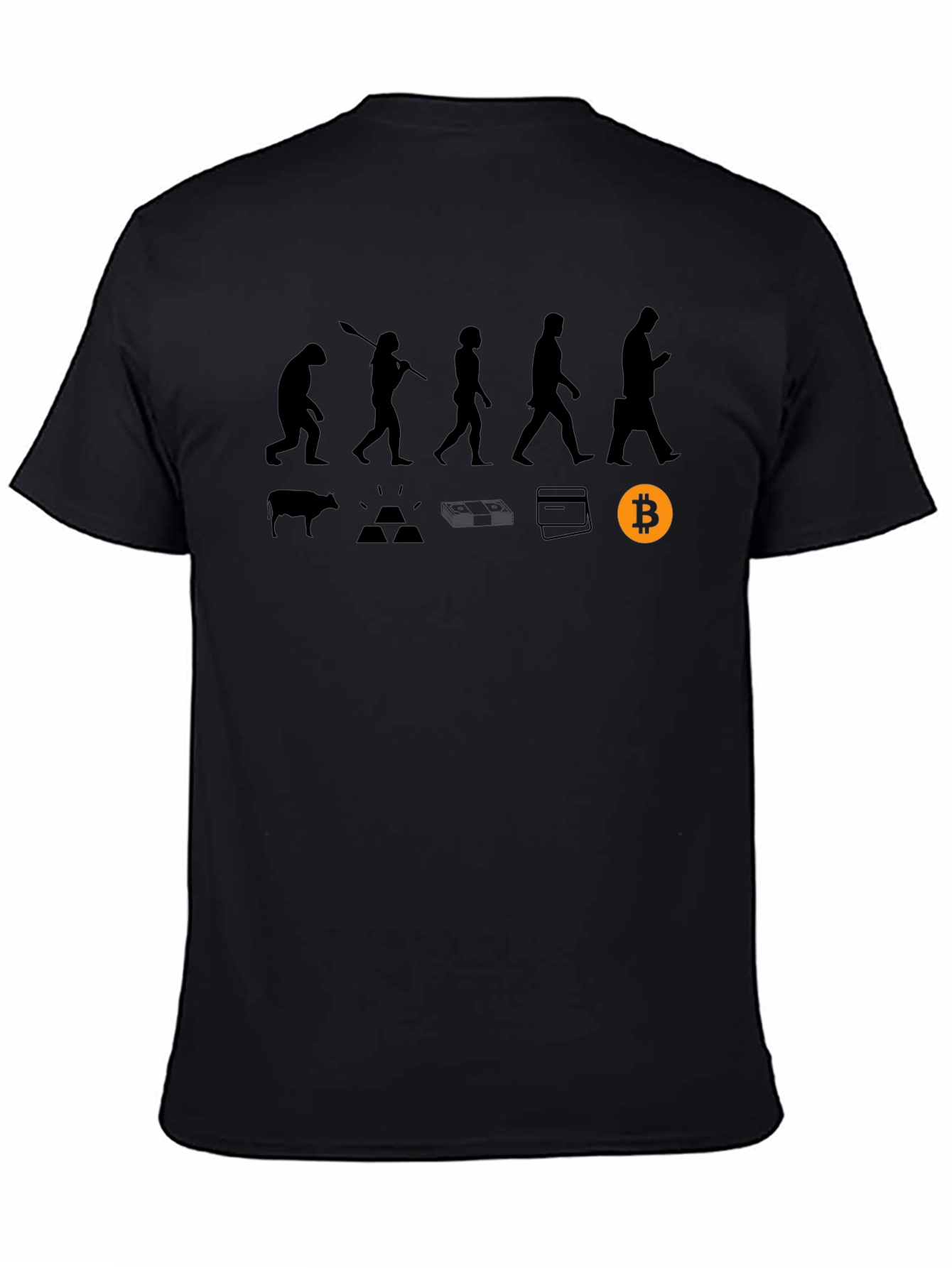 Bitcoin Evolution T-Shirt - Black