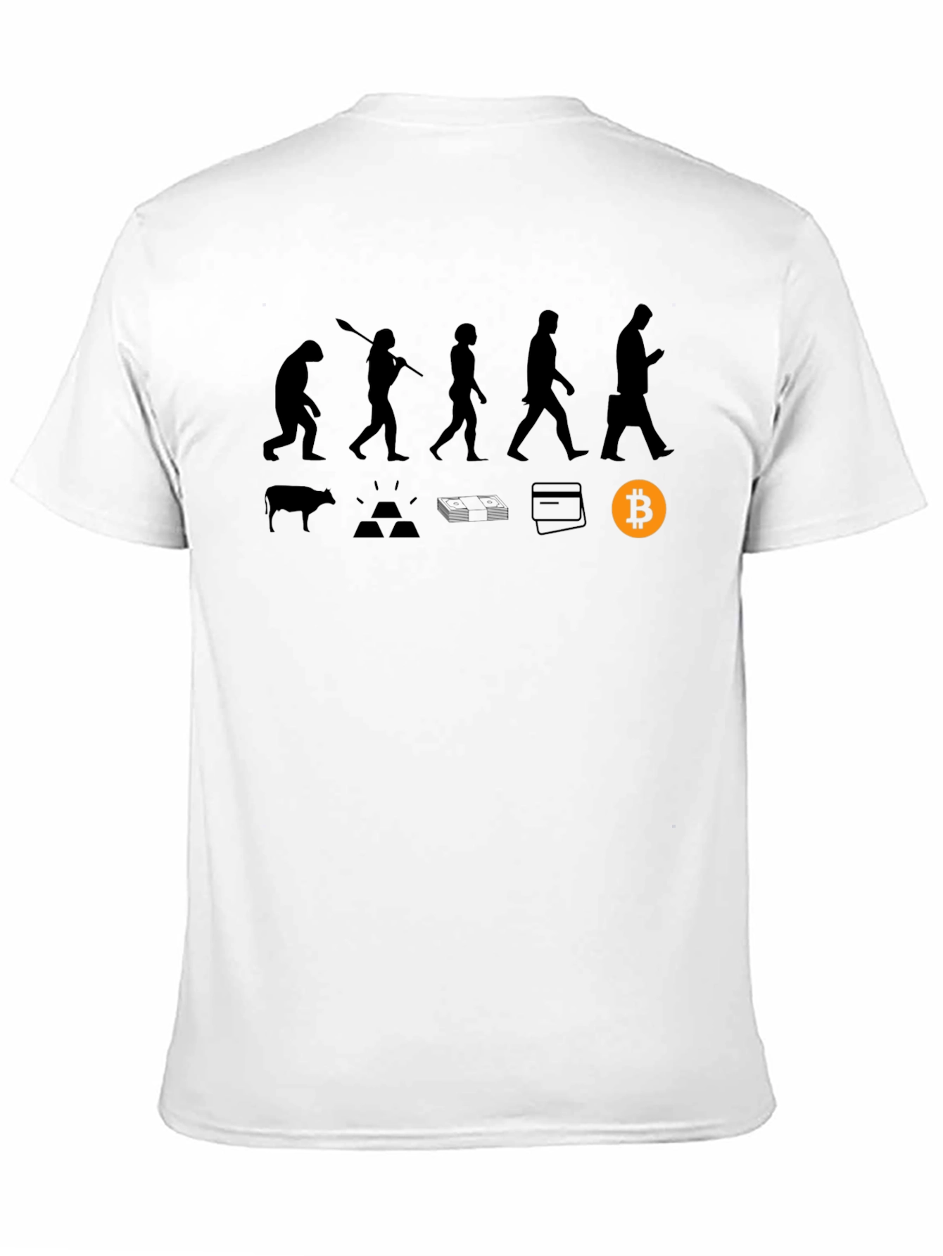 Bitcoin Evolution T-Shirt - Black