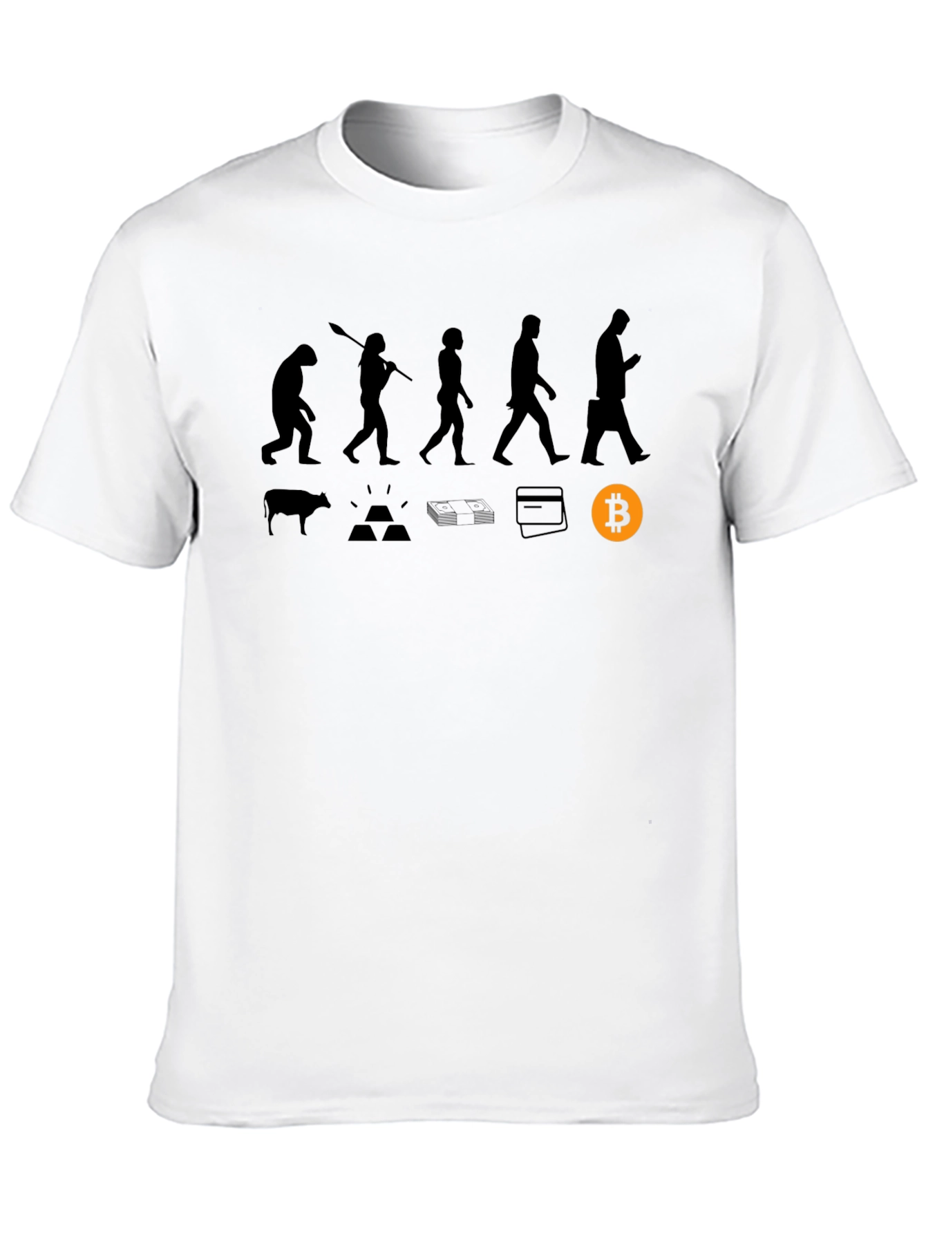 Bitcoin Evolution T-Shirt - Black