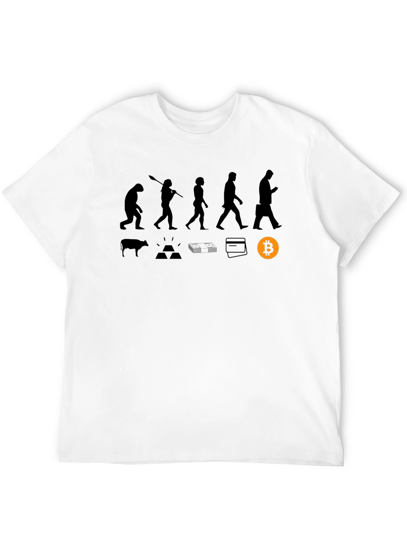 Bitcoin Evolution T-Shirt - Black