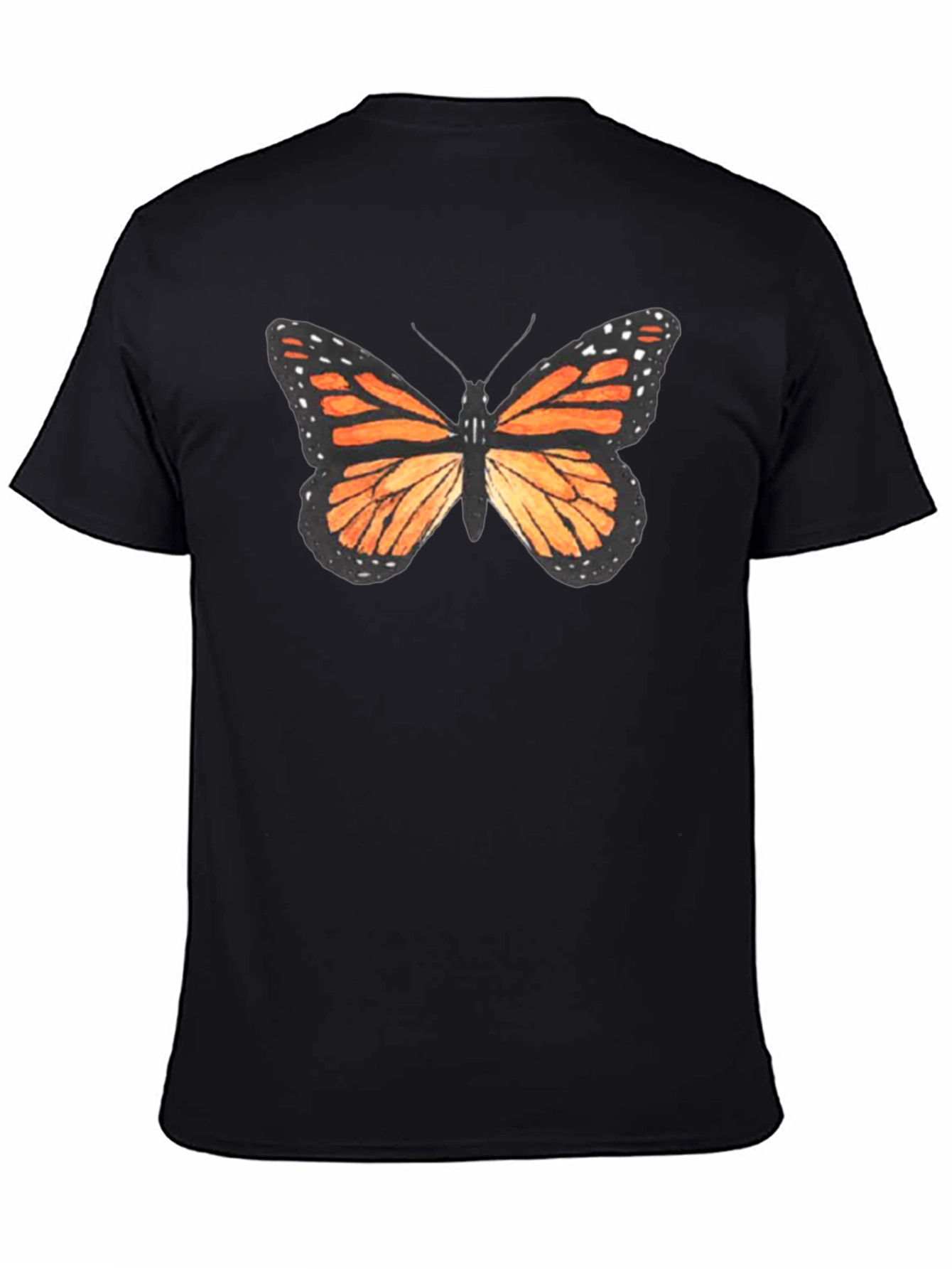 Butterfly Graphic Black T-Shirt