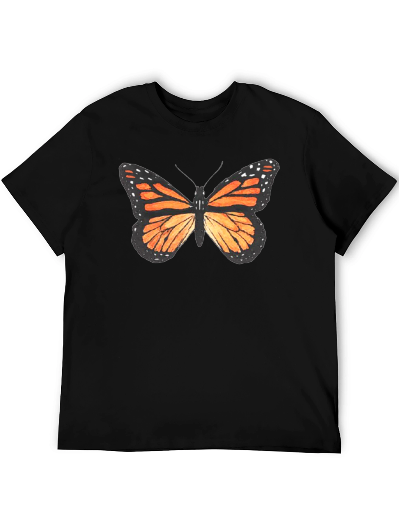 Butterfly Graphic Black T-Shirt