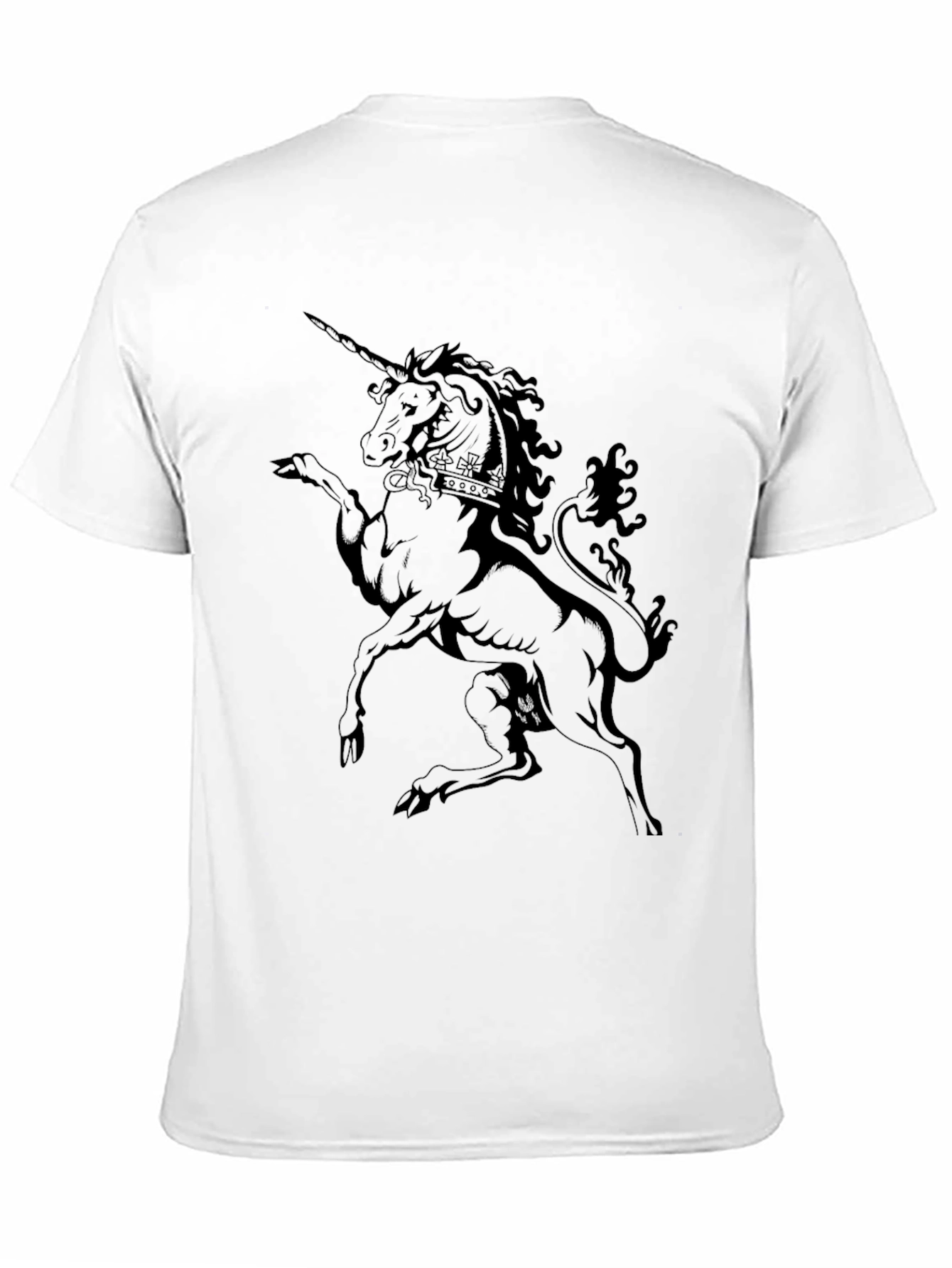 Unicorn Graphic Black T-Shirt