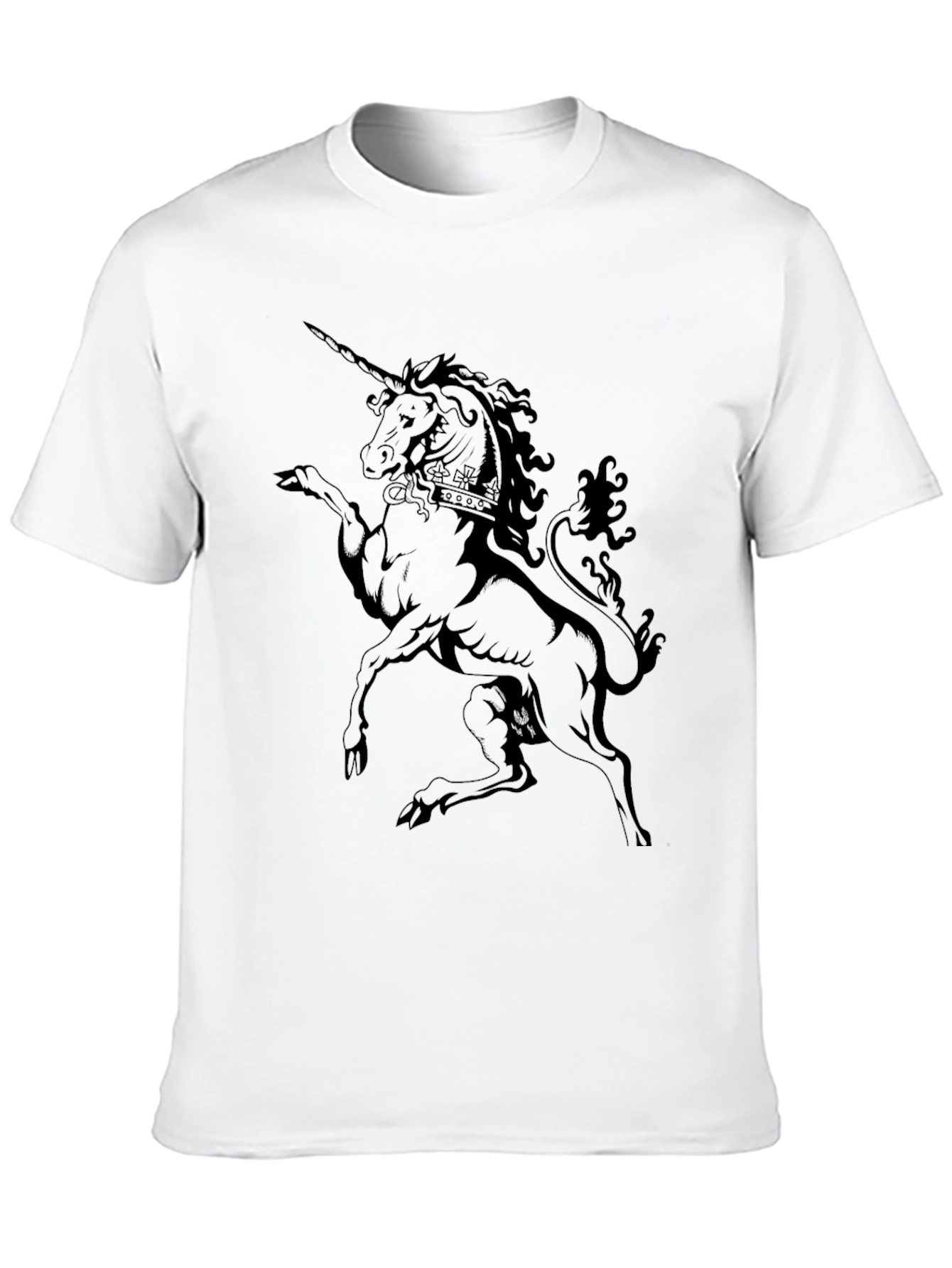 Unicorn Graphic Black T-Shirt