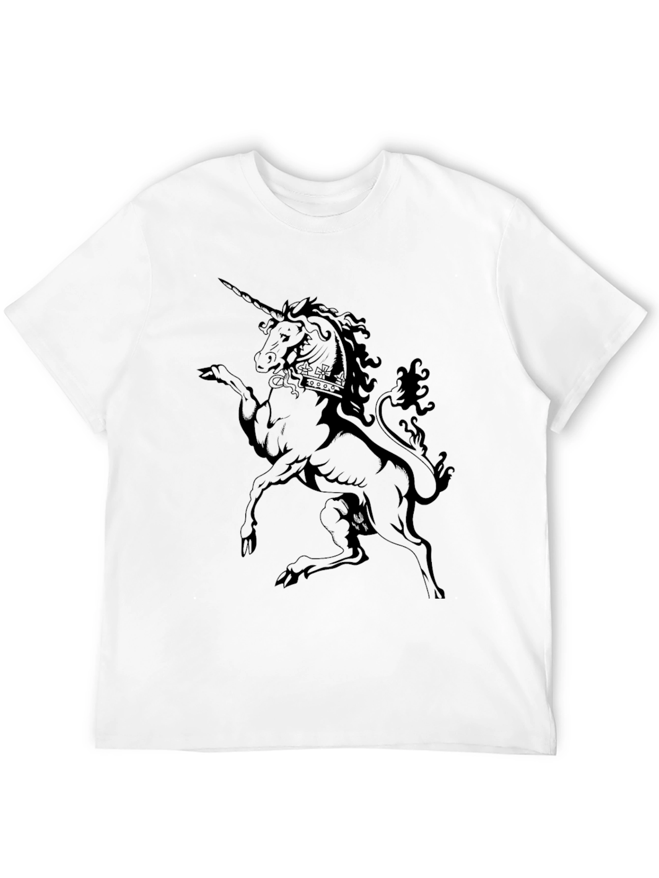 Unicorn Graphic Black T-Shirt