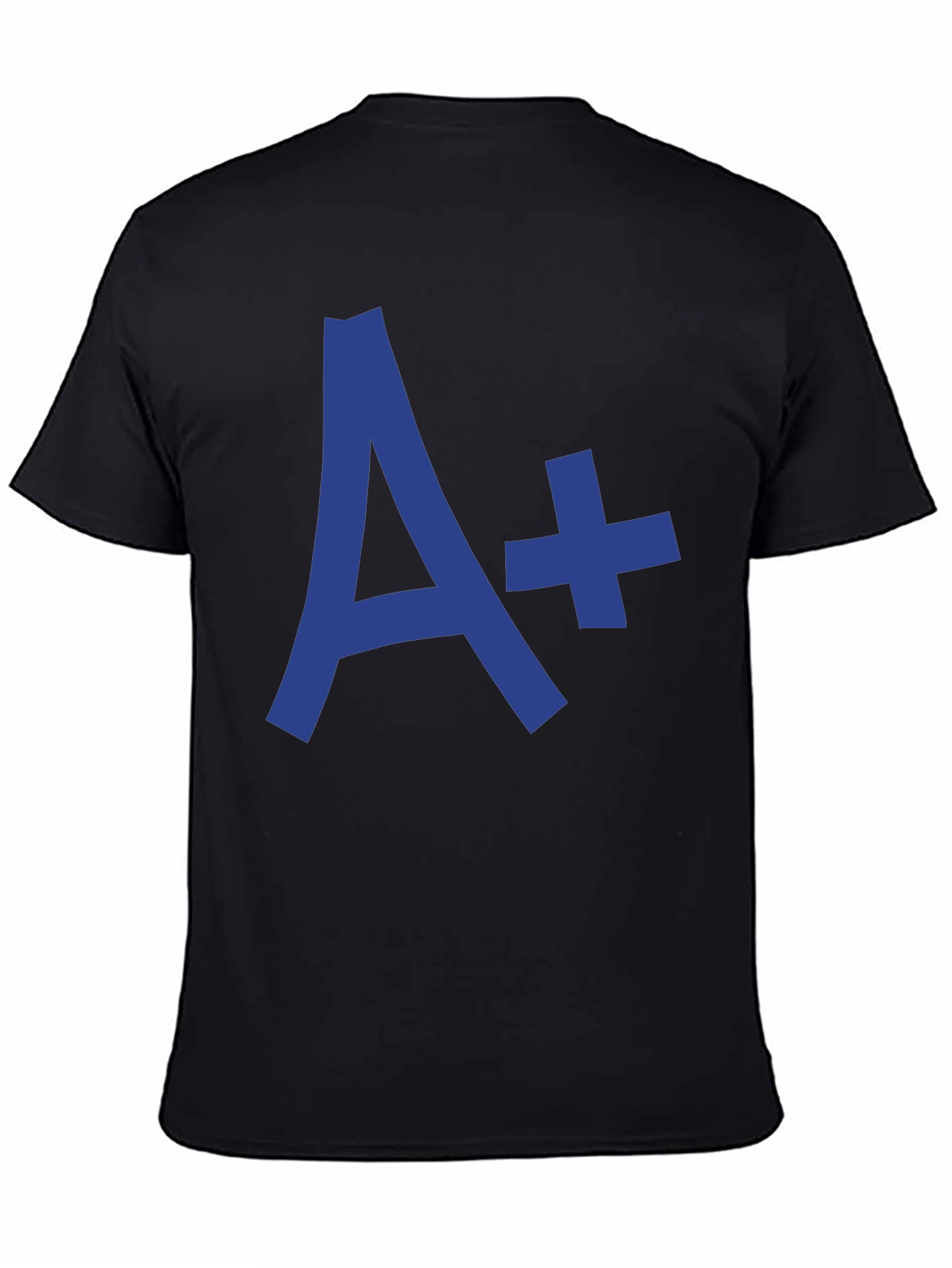 A+ Black Graphic Tee