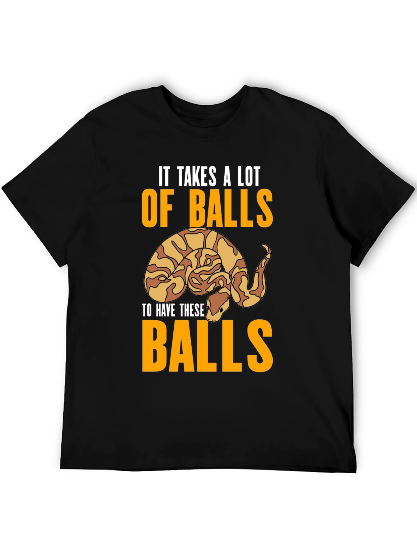 It Takes Balls Snake Graphic Tee