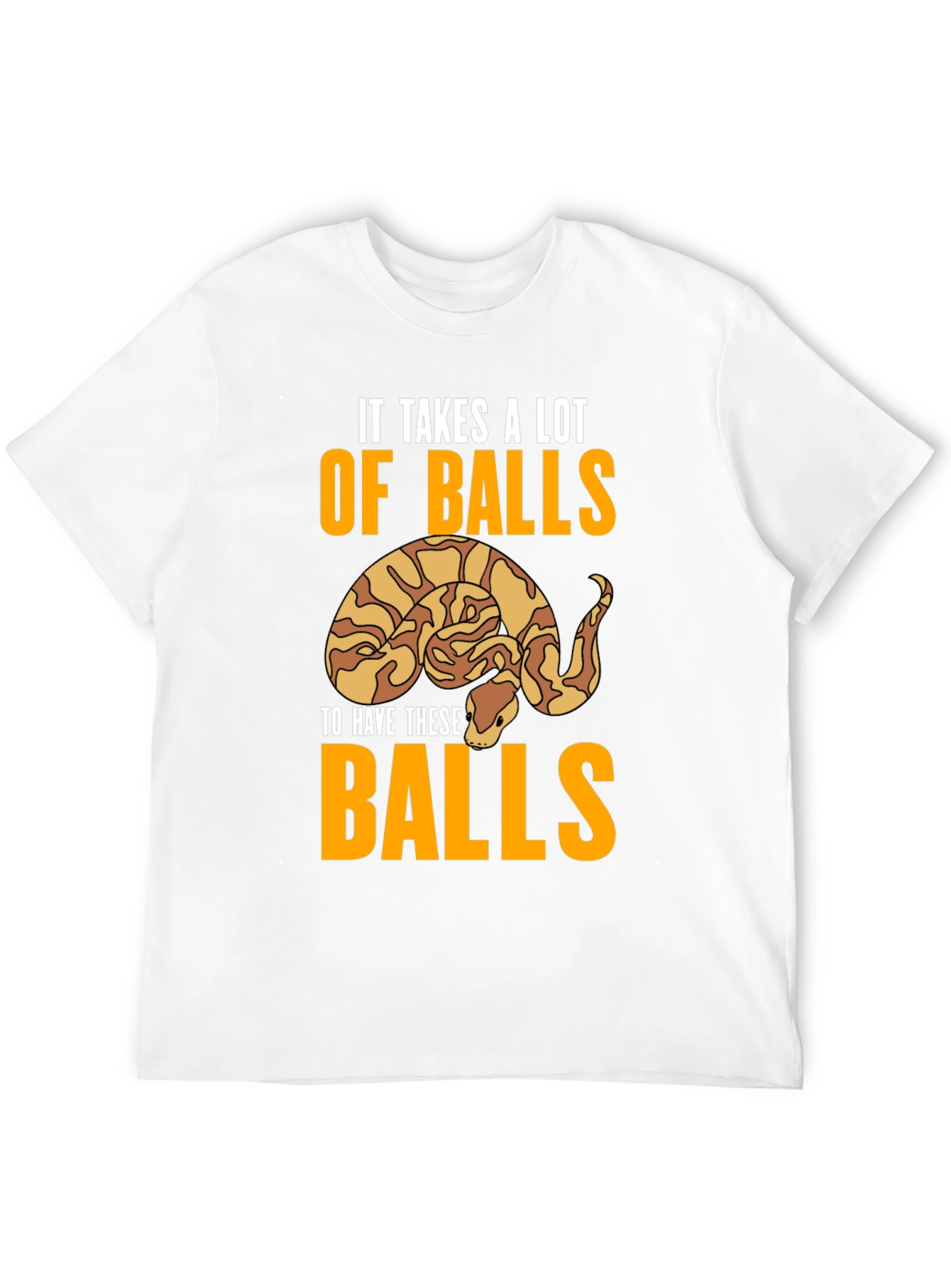 It Takes Balls Snake Graphic Tee