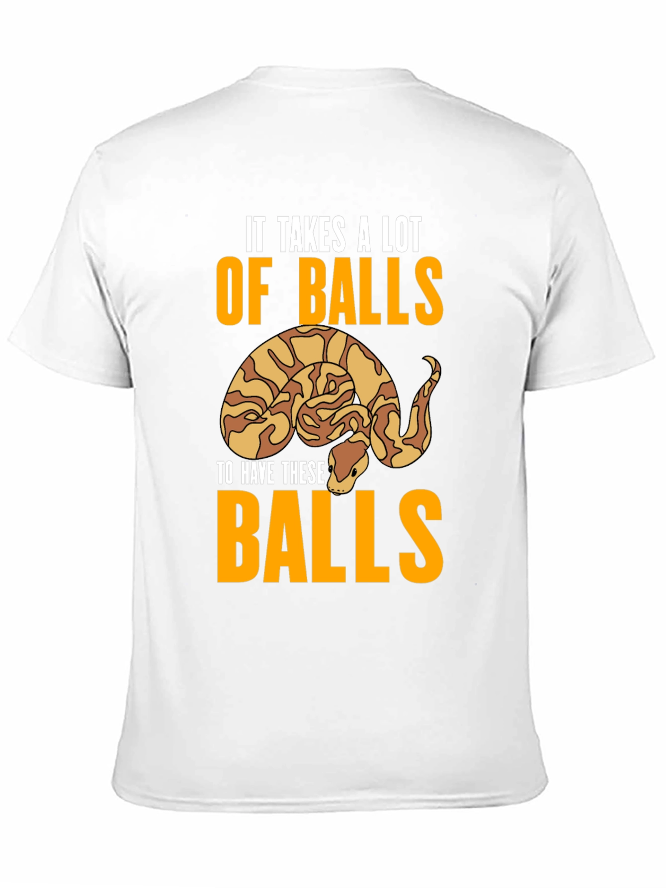 It Takes Balls Snake Graphic Tee