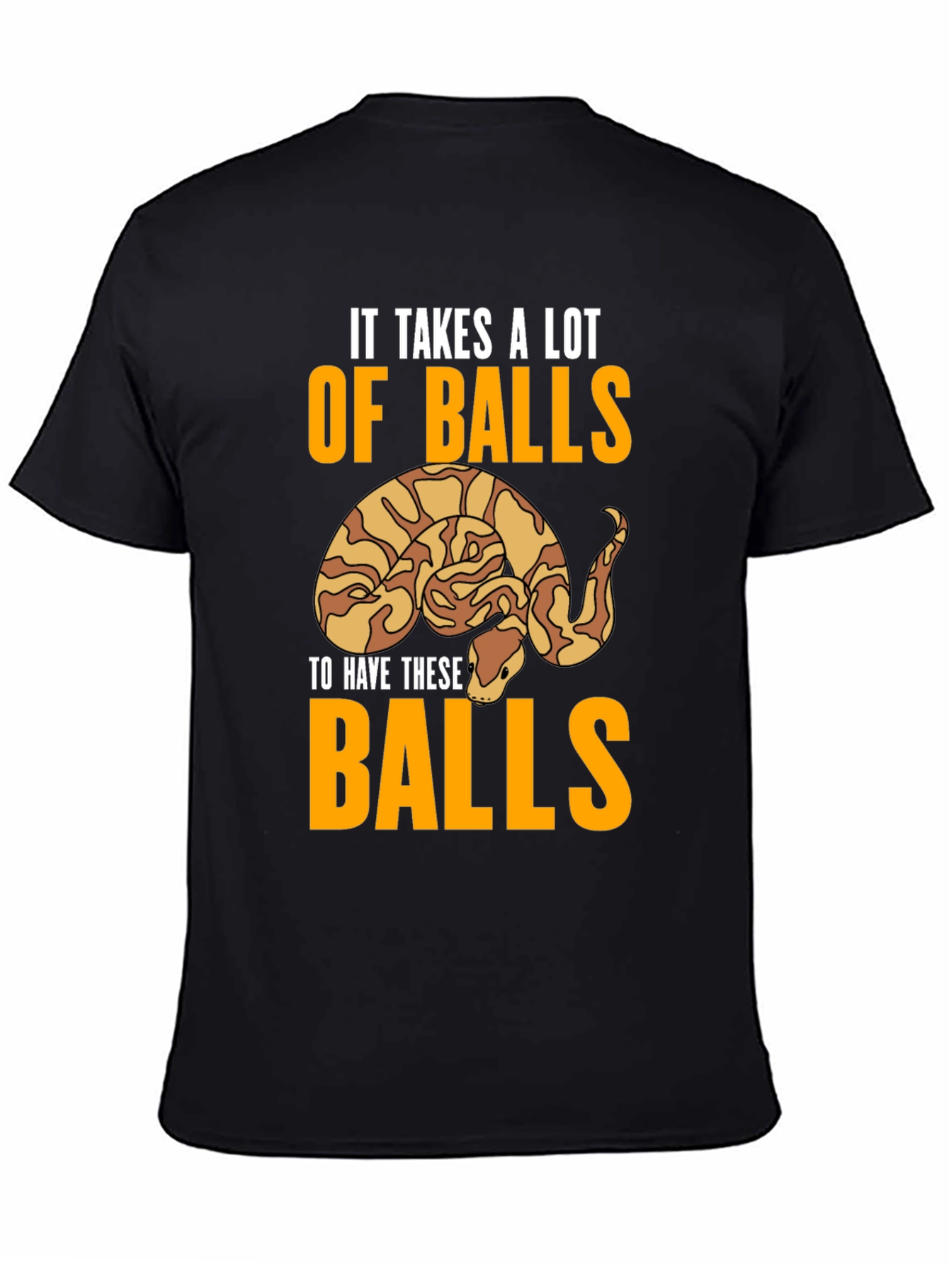 It Takes Balls Snake Graphic Tee