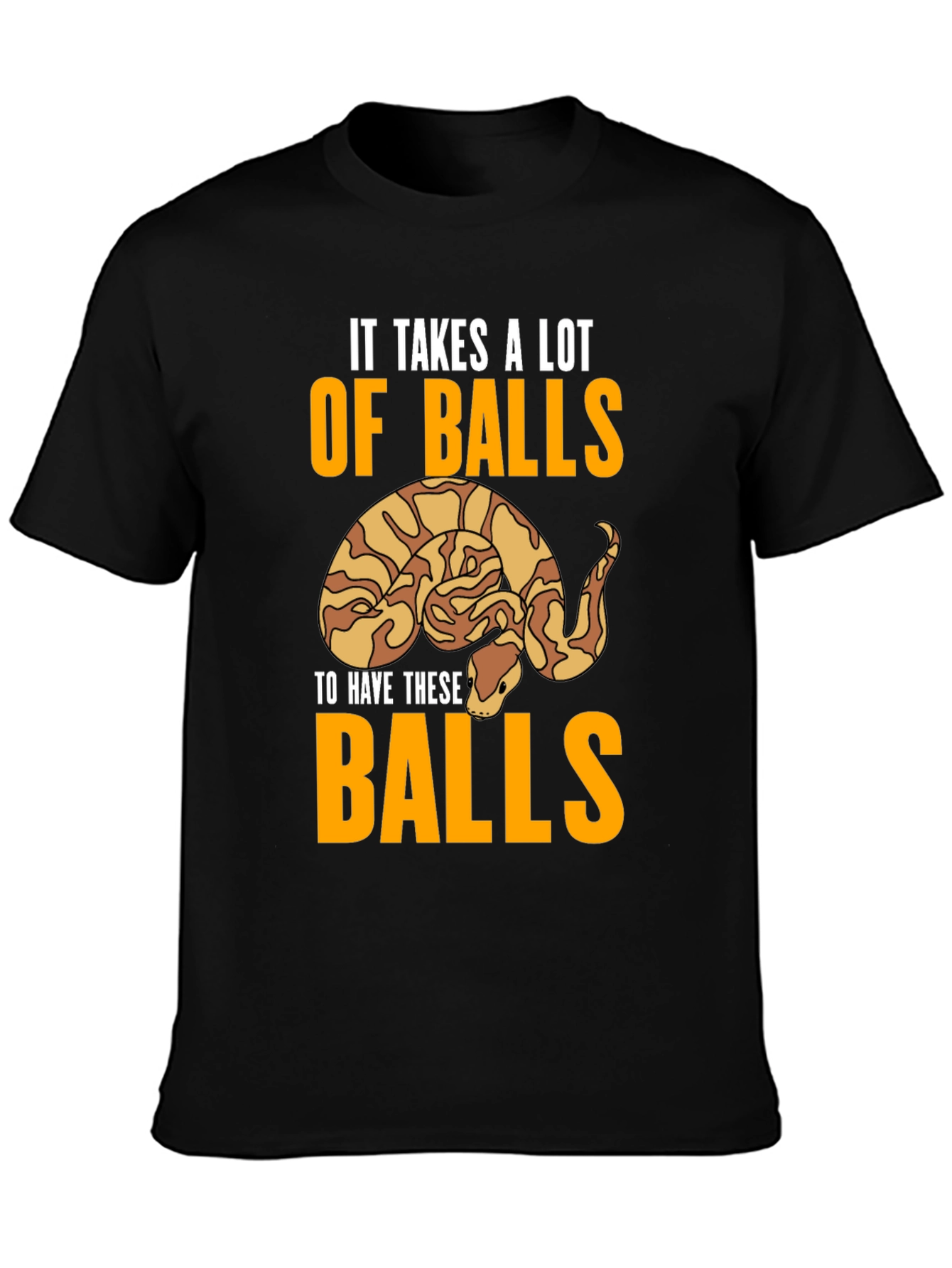 It Takes Balls Snake Graphic Tee