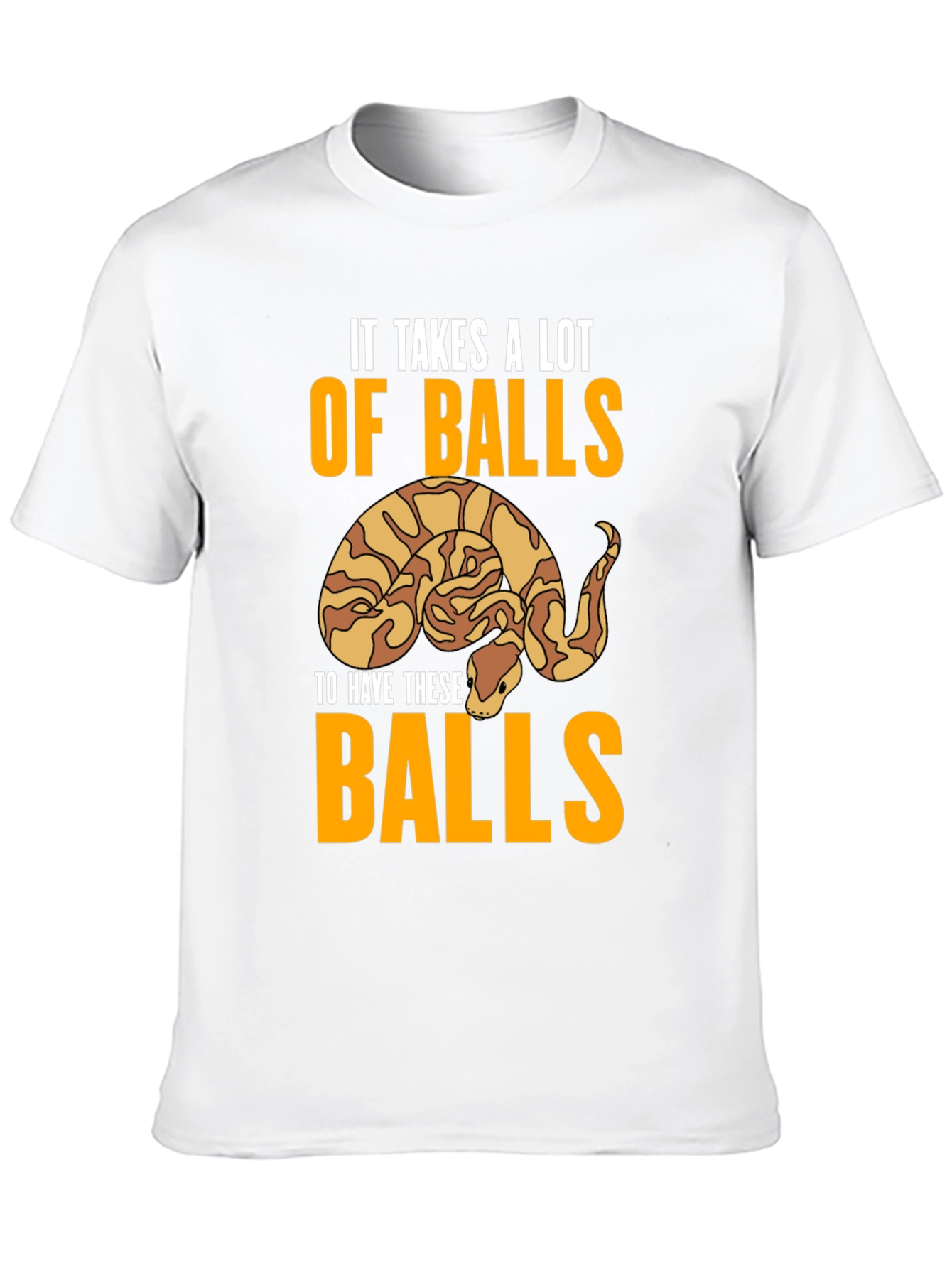 It Takes Balls Snake Graphic Tee