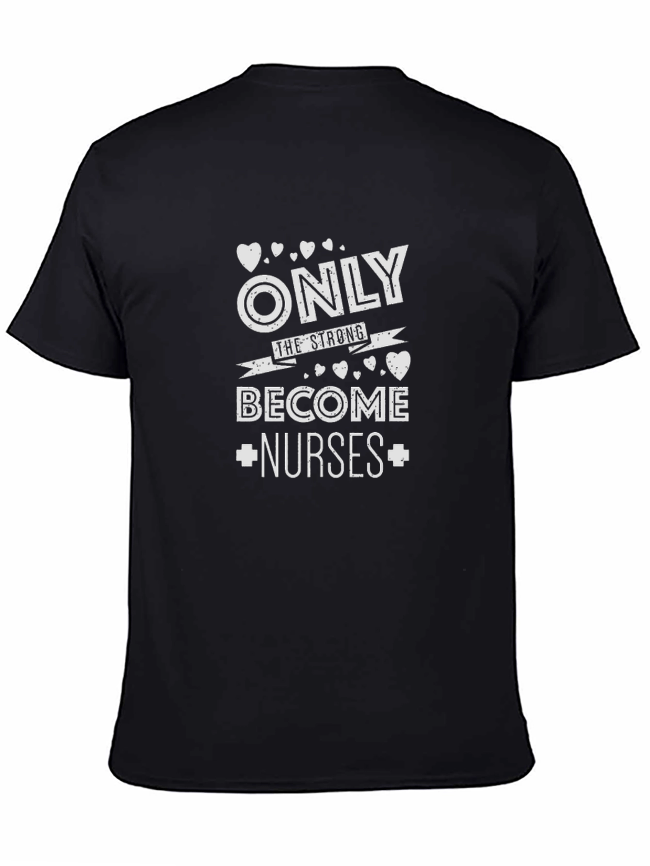 Strong Nurses Graphic Tee - Black