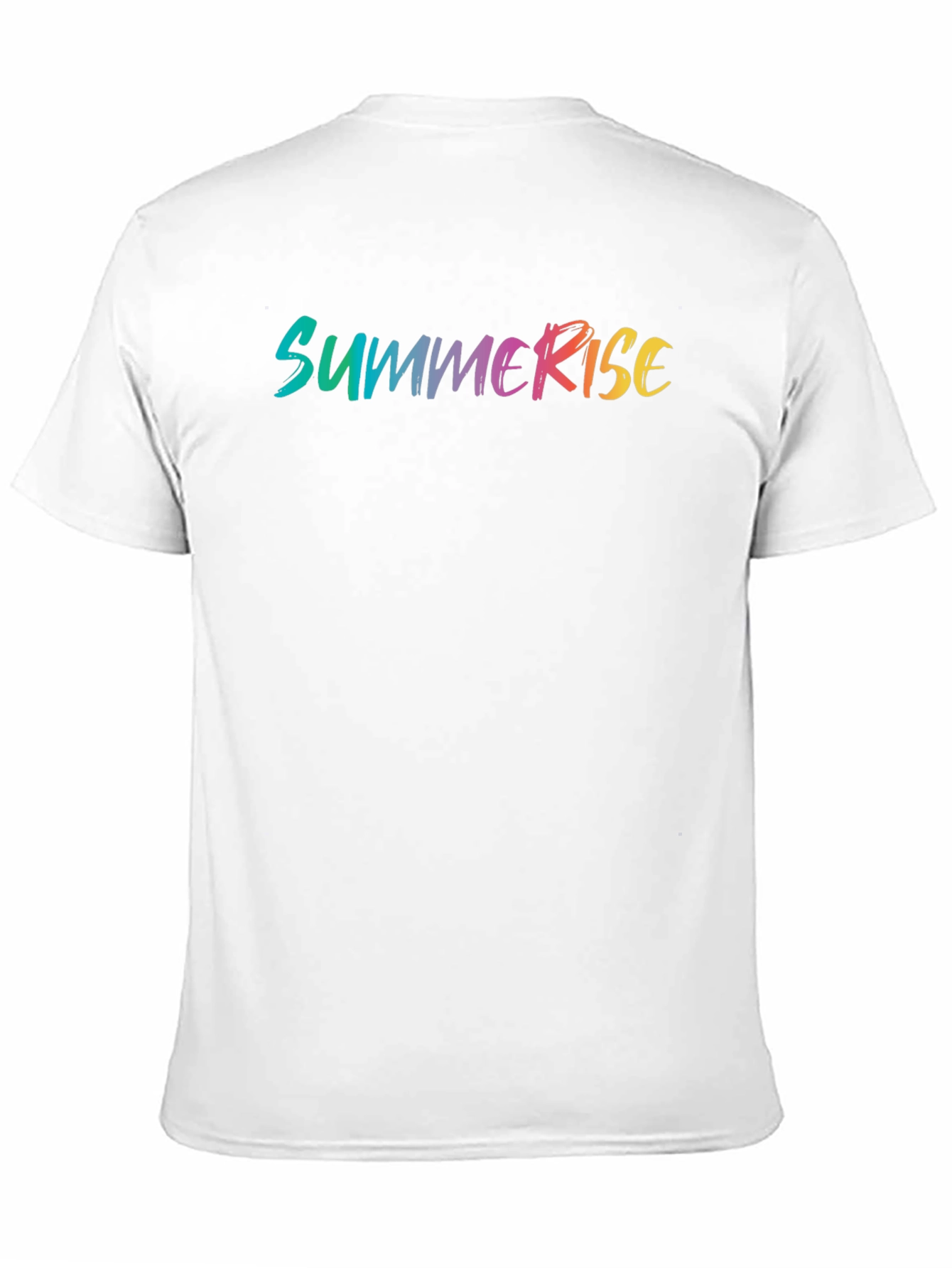 SummerRise Gradient Graphic Black T-Shirt
