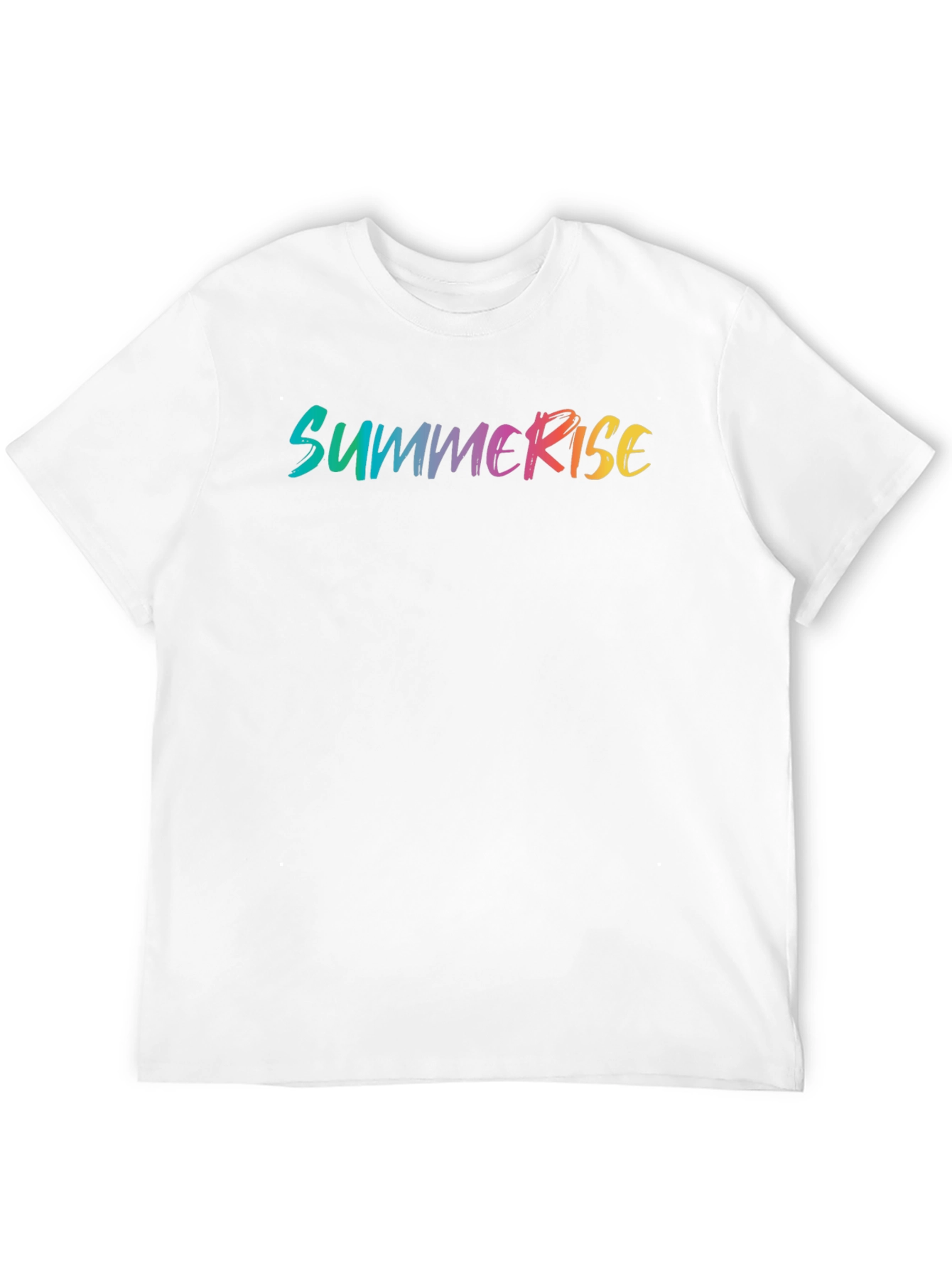 SummerRise Gradient Graphic Black T-Shirt