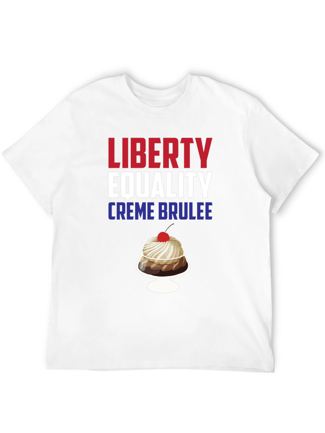 Liberty Equality Crème Brûlée Black Graphic Tee
