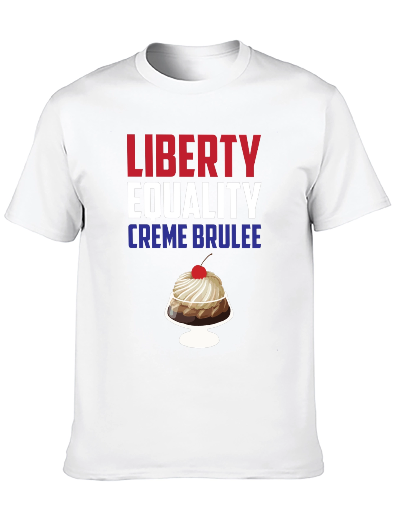 Liberty Equality Crème Brûlée Black Graphic Tee