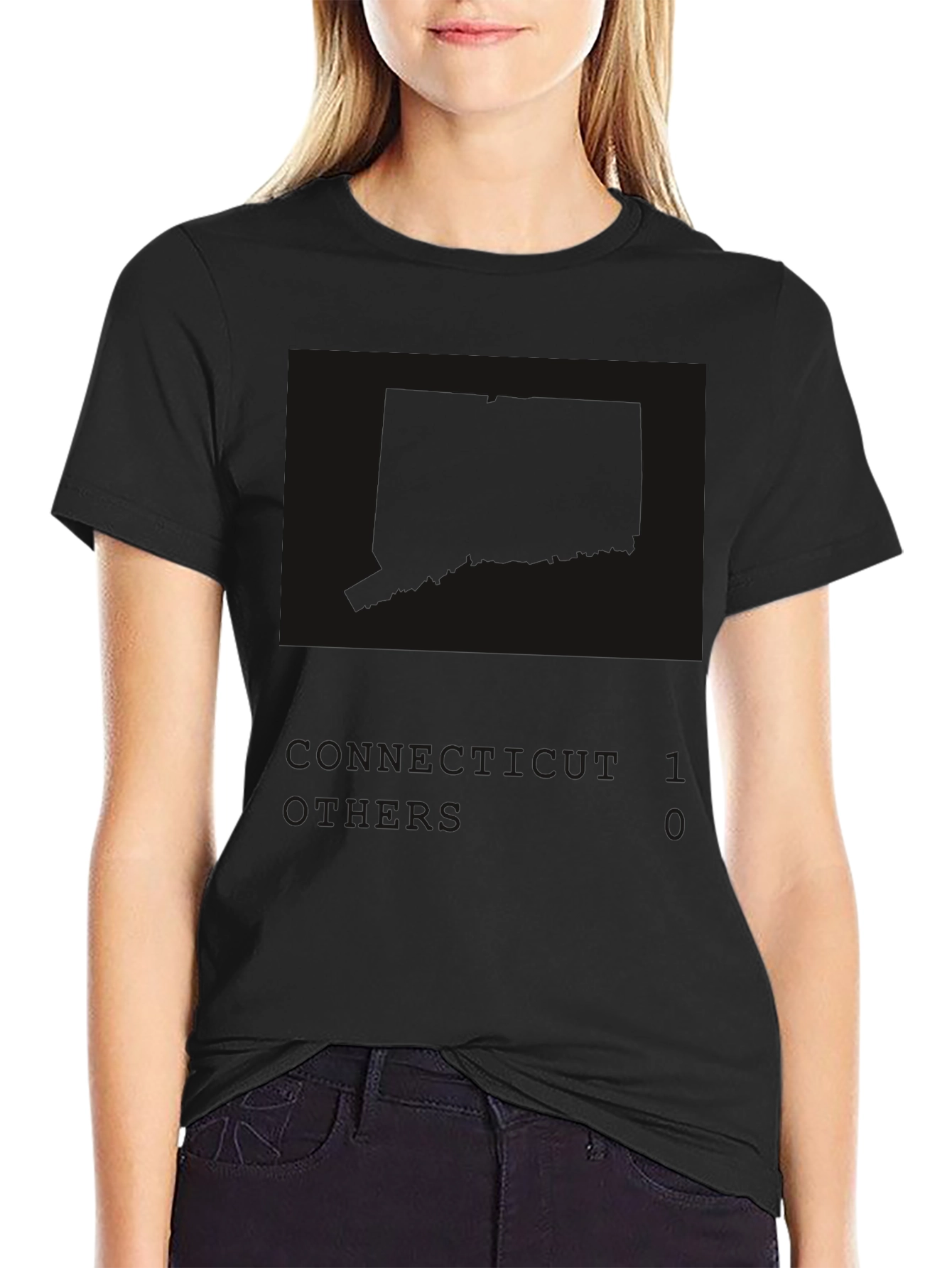 Mens Black Graphic T-Shirt
