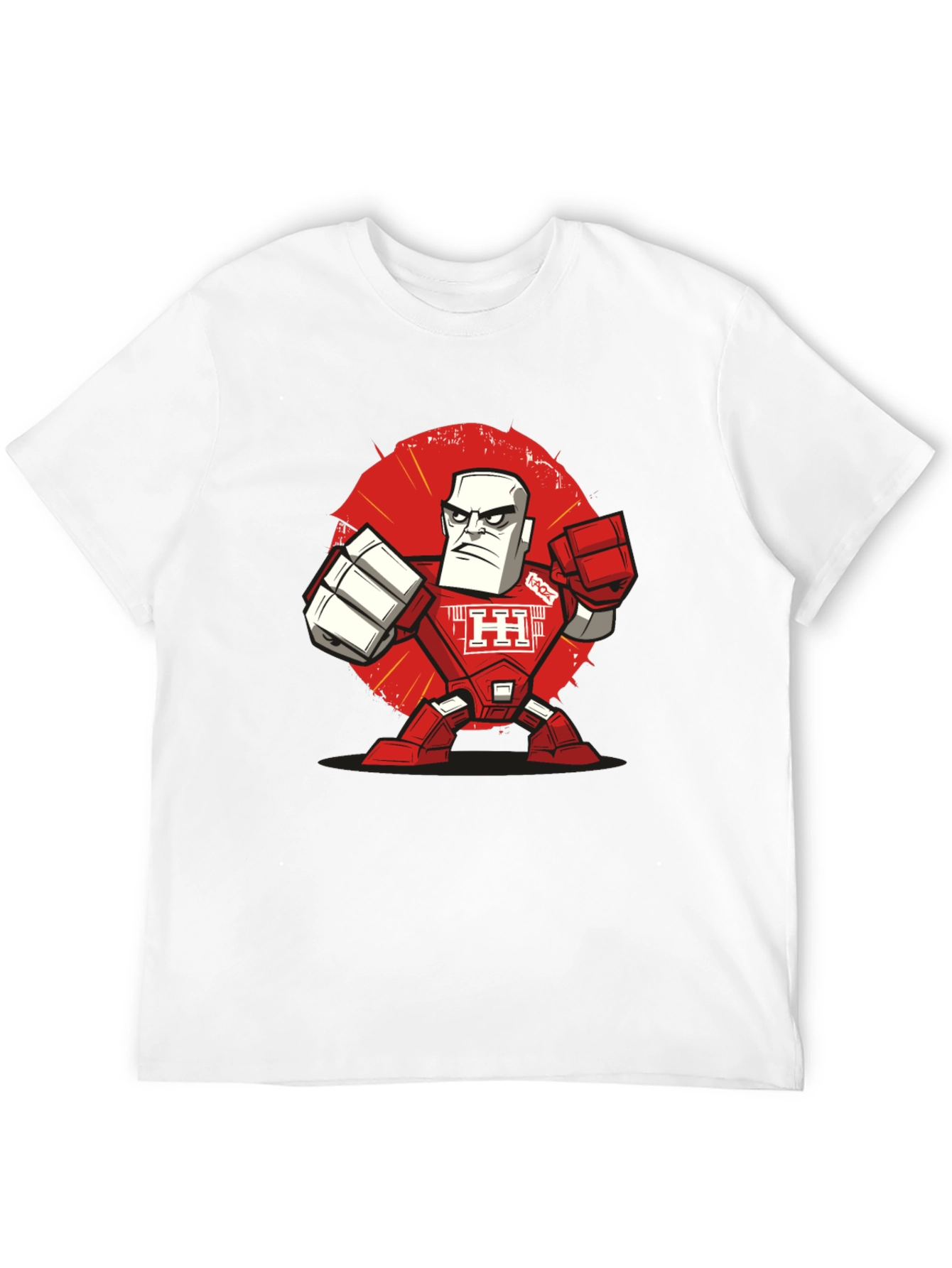 Robot Warrior Graphic Tee - Black