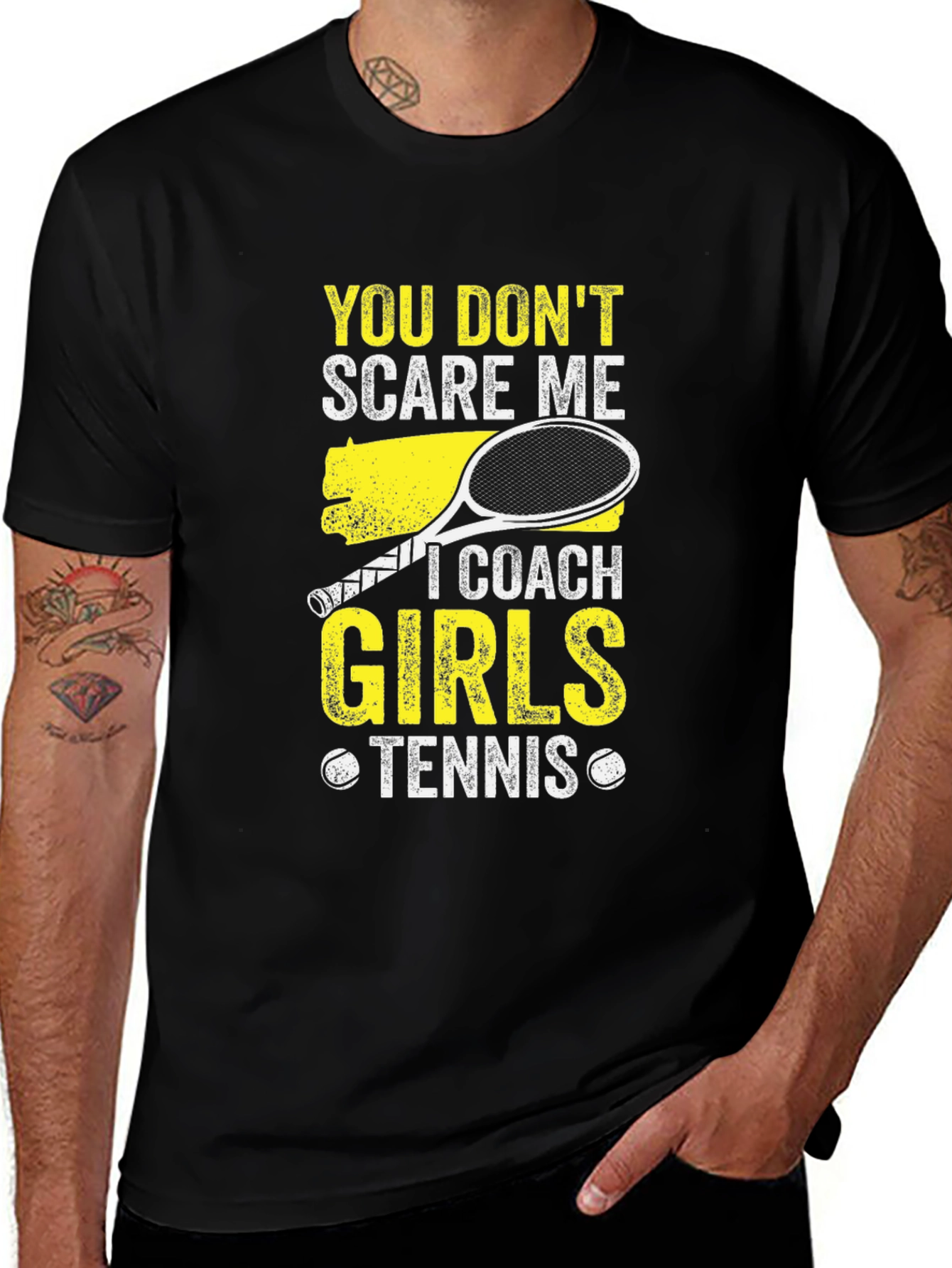 Girls Tennis Coach T-Shirt - Funny Graphic Tee