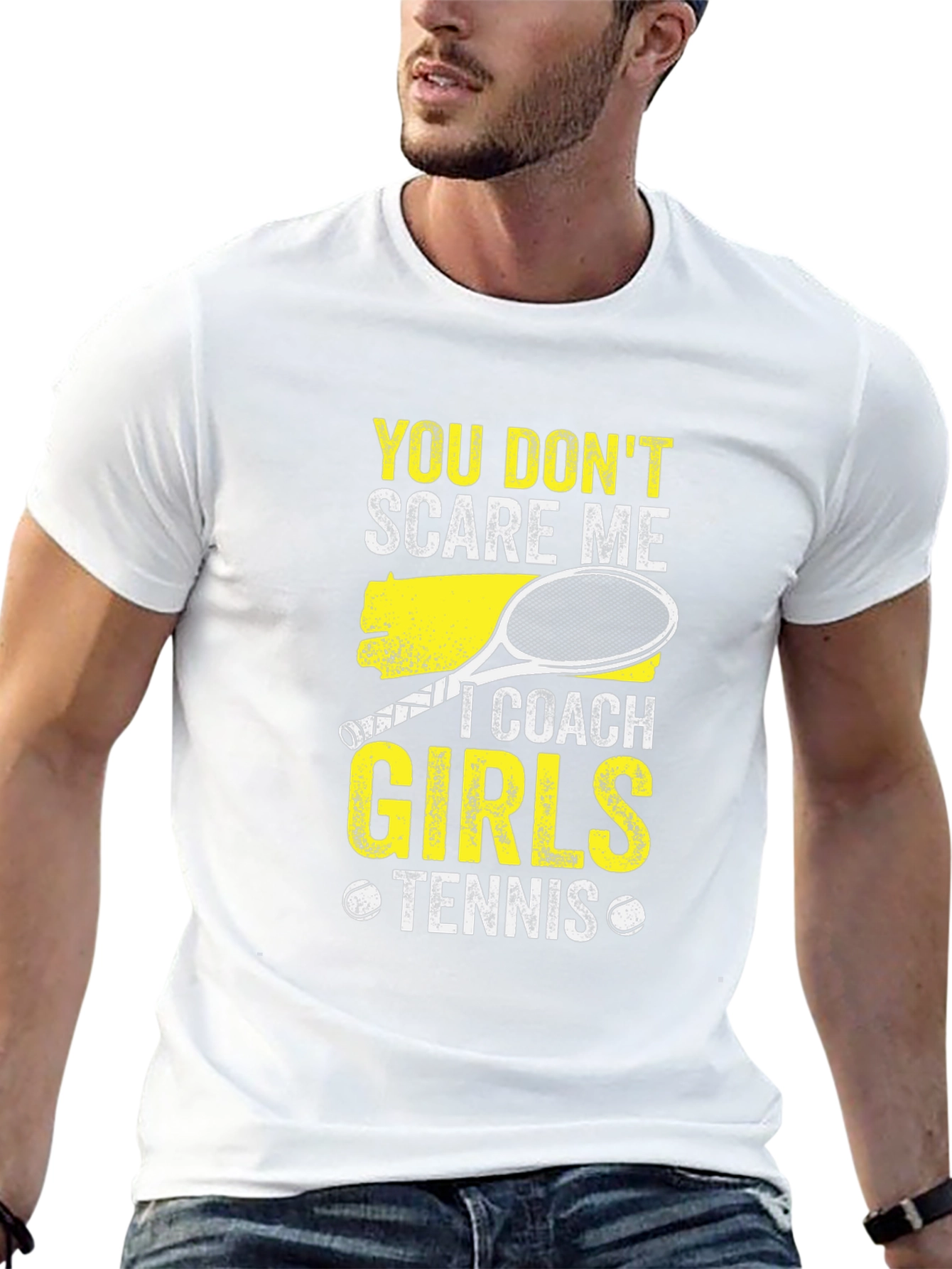 Girls Tennis Coach T-Shirt - Funny Graphic Tee