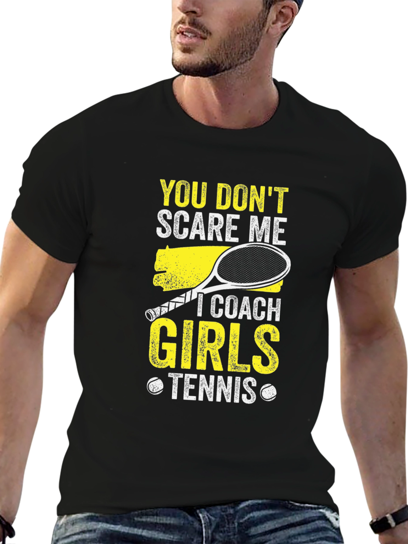 Girls Tennis Coach T-Shirt - Funny Graphic Tee