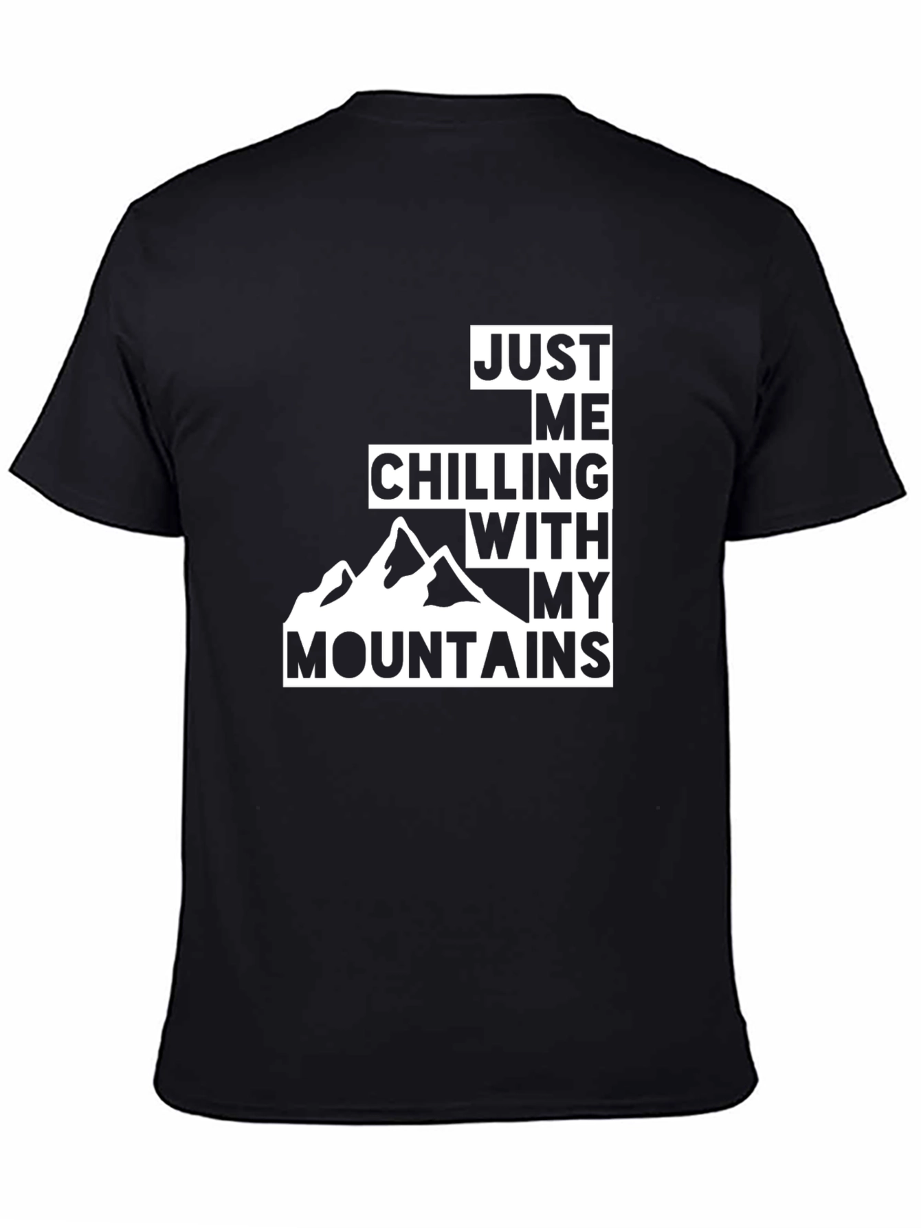 Mountains Graphic Tee - Chilling With My Mountains