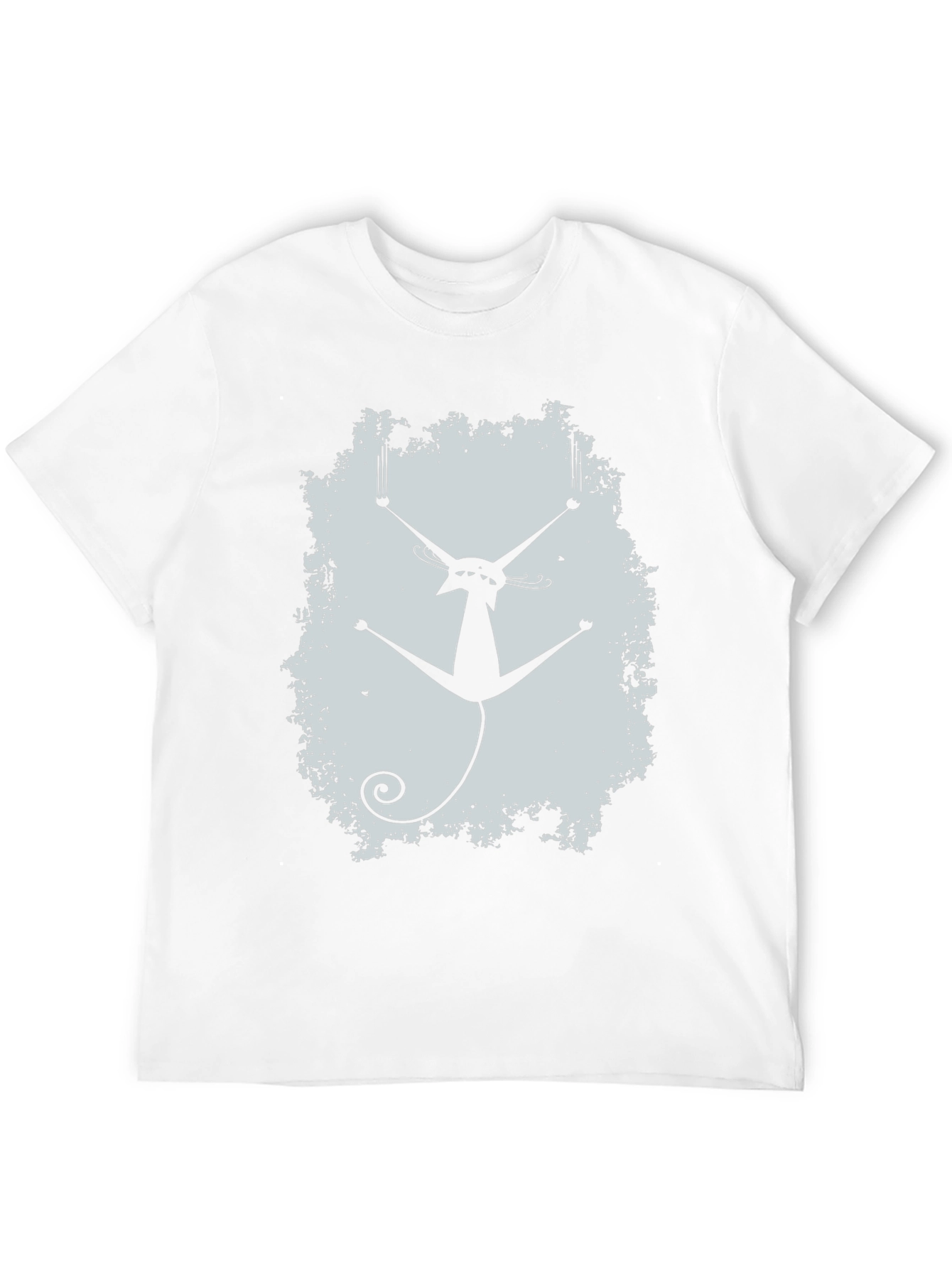 Cool Cat Scratch T-Shirt - Black Graphic Tee