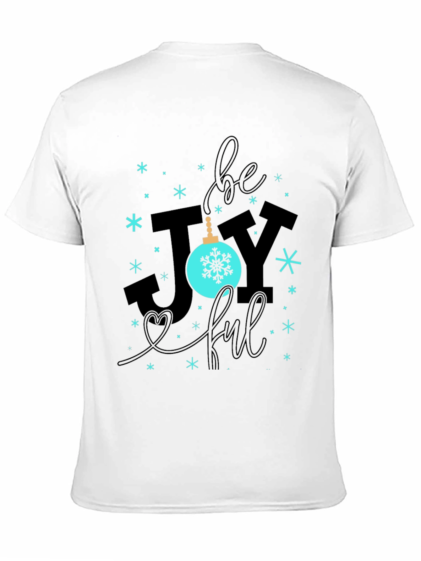 Be Joyful Black Graphic Tee
