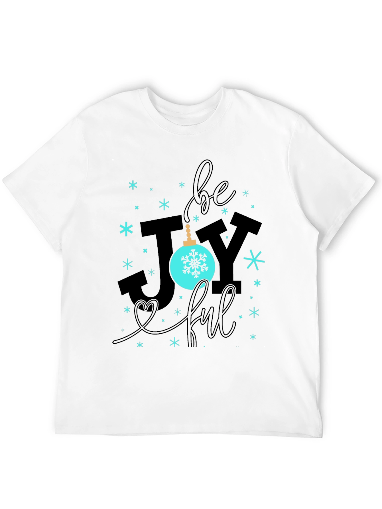 Be Joyful Black Graphic Tee