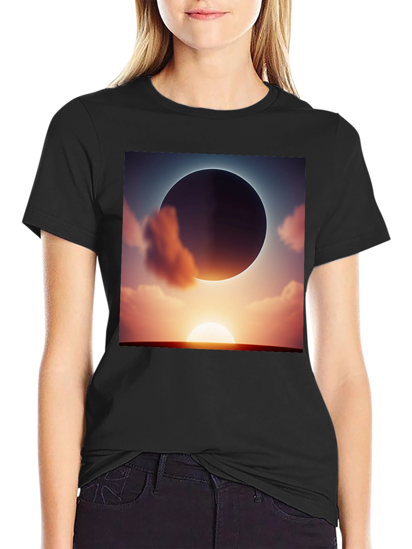 Eclipse Graphic Tee - Stylish Comfort